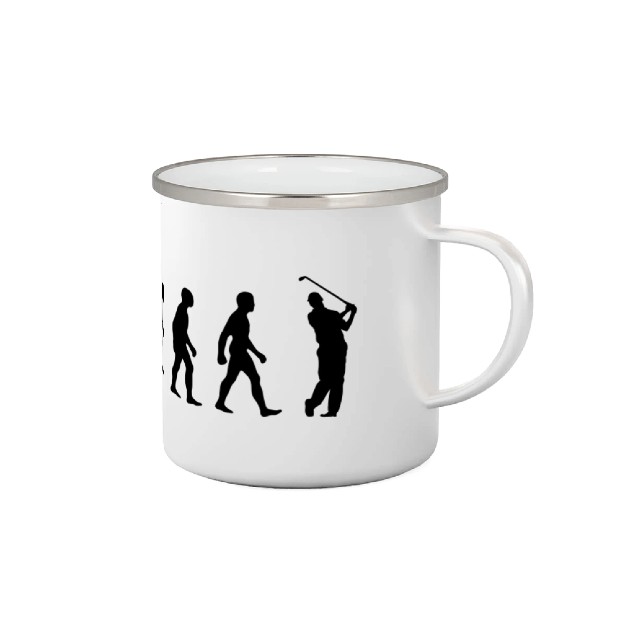 Tričká s potlačou evolúcia - Evolúcia Golf - Plecháčik