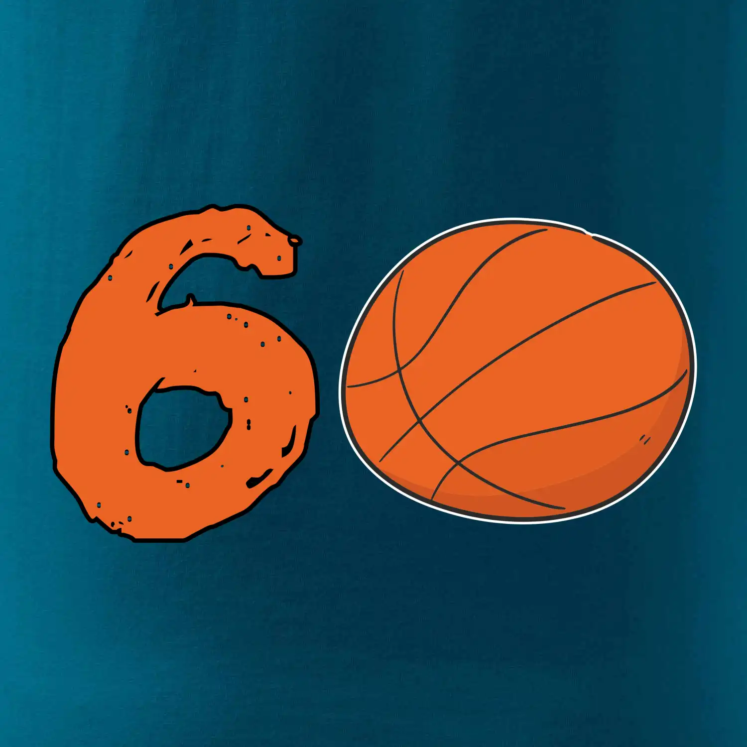 Basketball kulaté narozeniny 60
