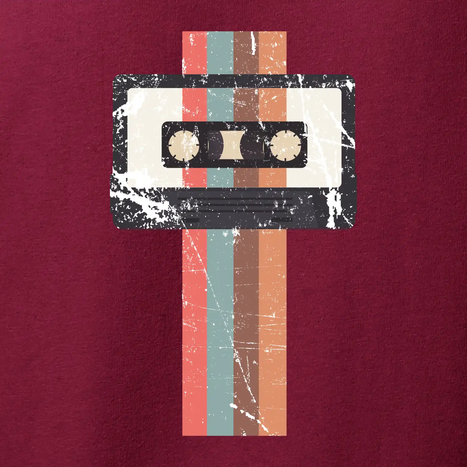 Retro kazeta - pruhy