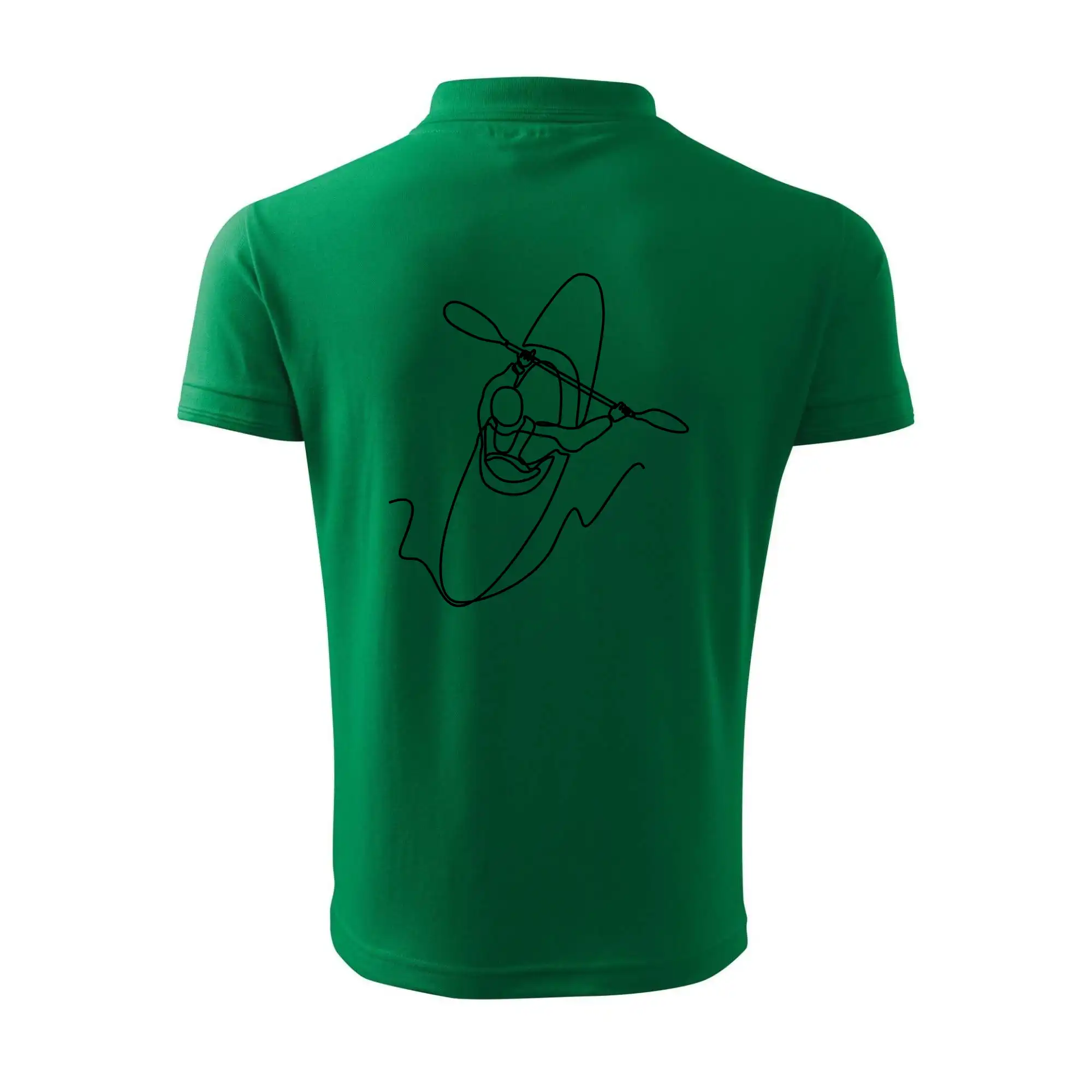 Kajak  ze shora jedním tahem