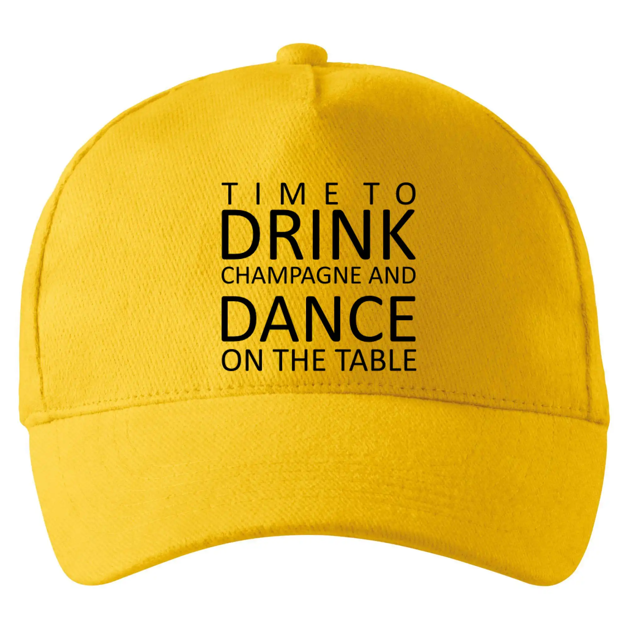 Tričká na párty - Time to drink Champagne - Šiltovka so zahnutým šiltom a mosaznou sponou