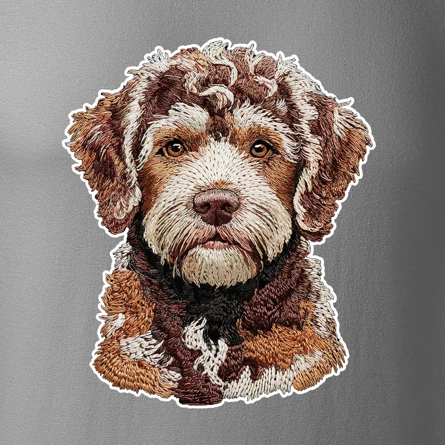 Lagotto romagnolo vyšívaná hlava