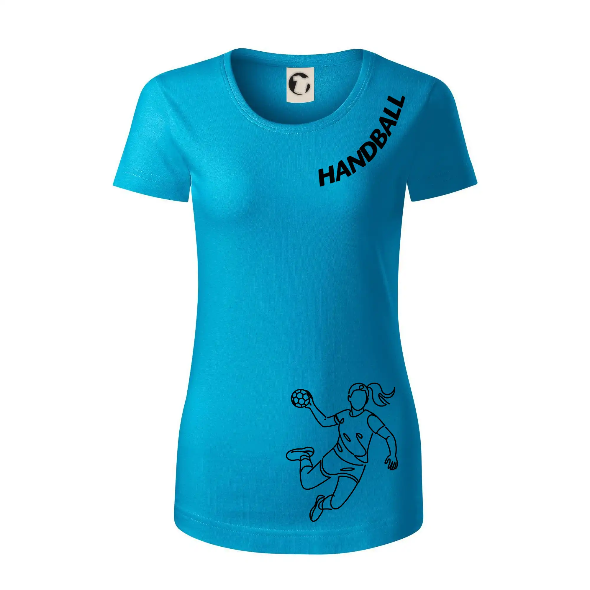 Handball nápis šikmo 1