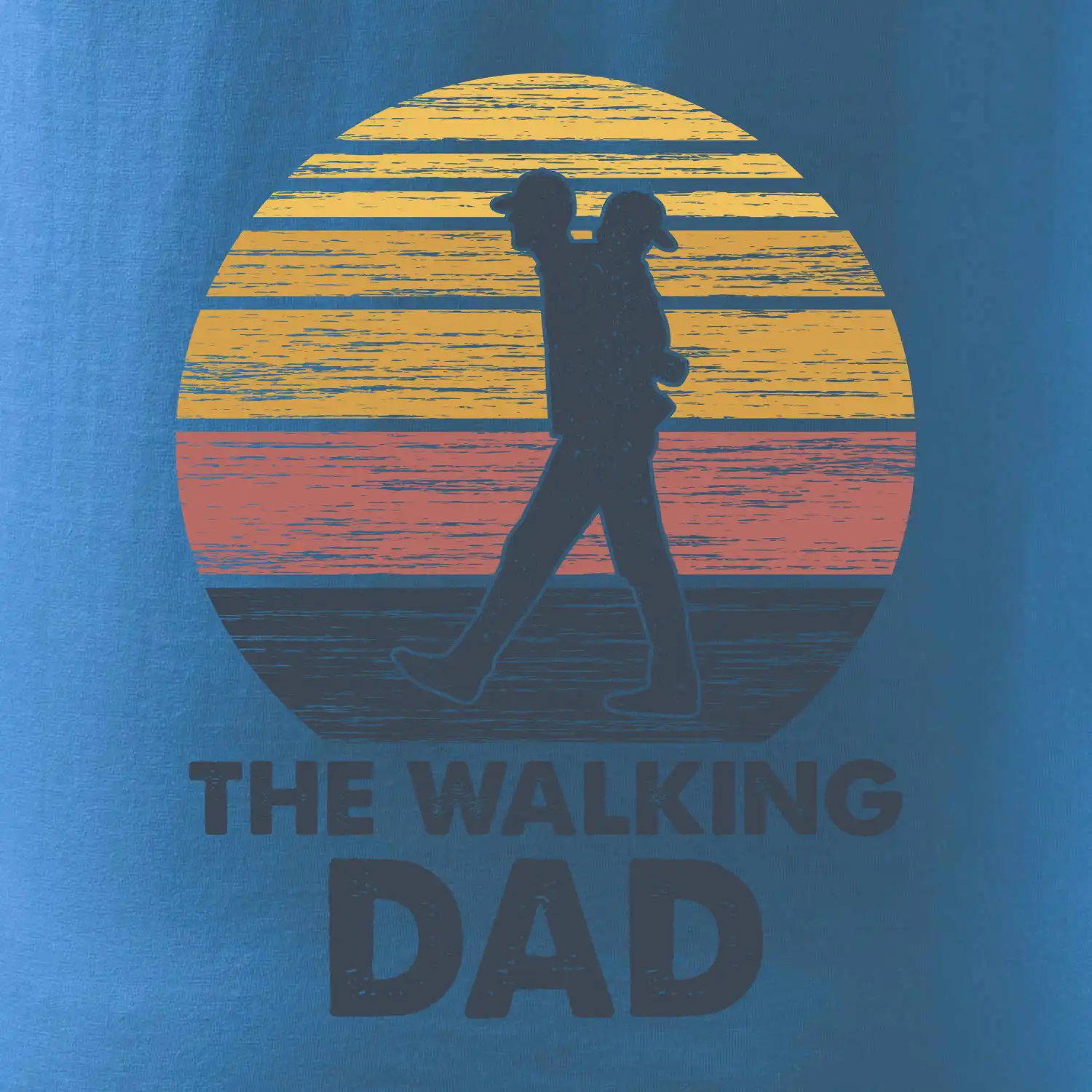 The walking dad - tata s dítětem na zádech