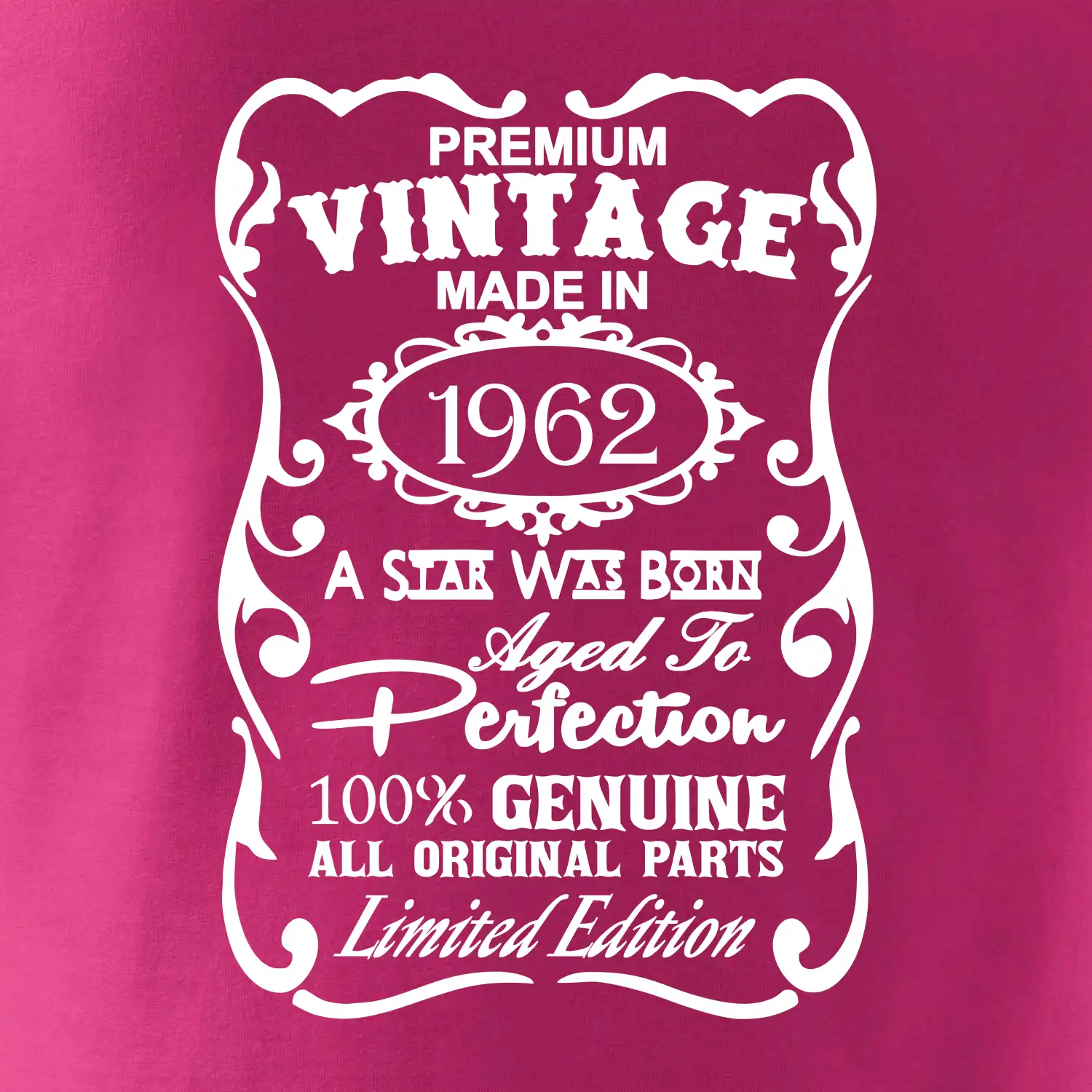 Vintage Etiketa - 1962