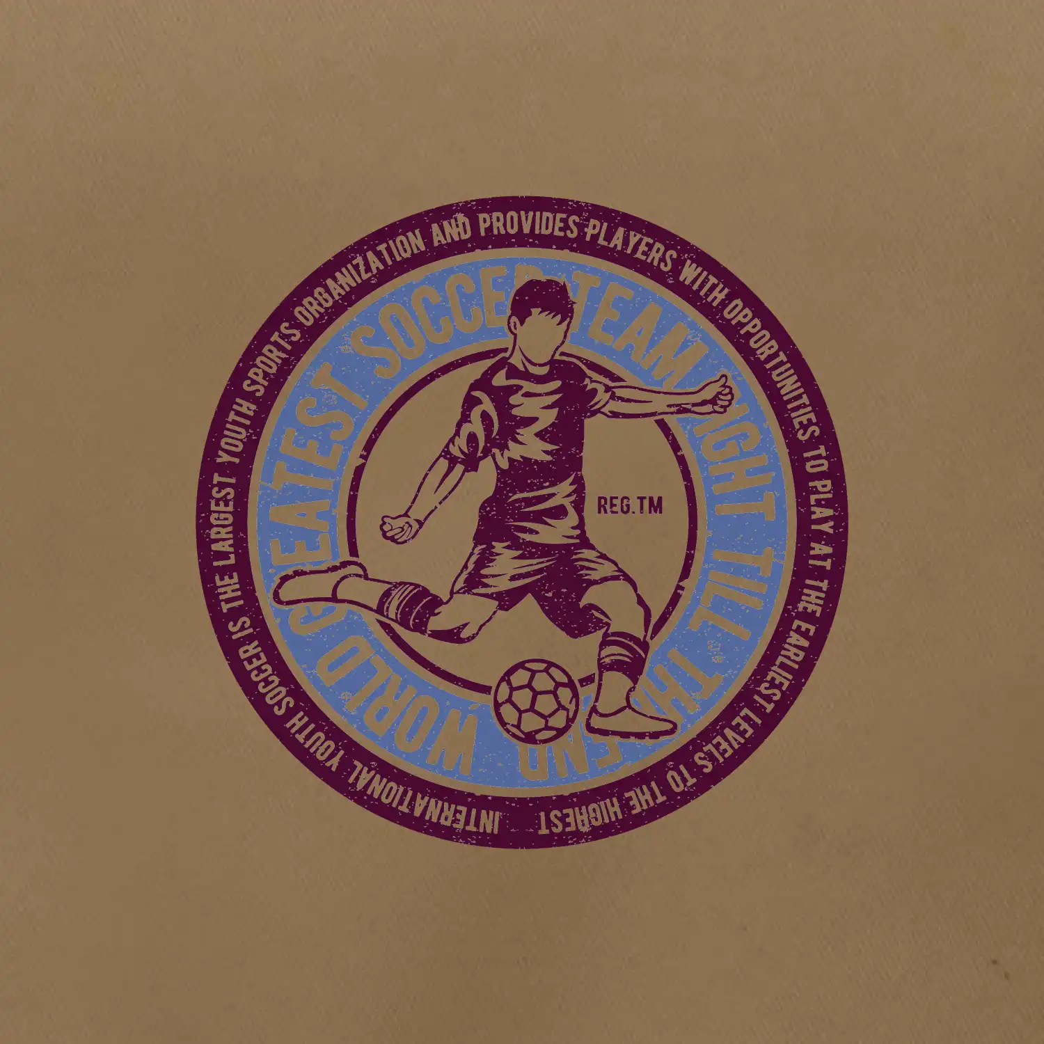 Soccer kulatý motiv