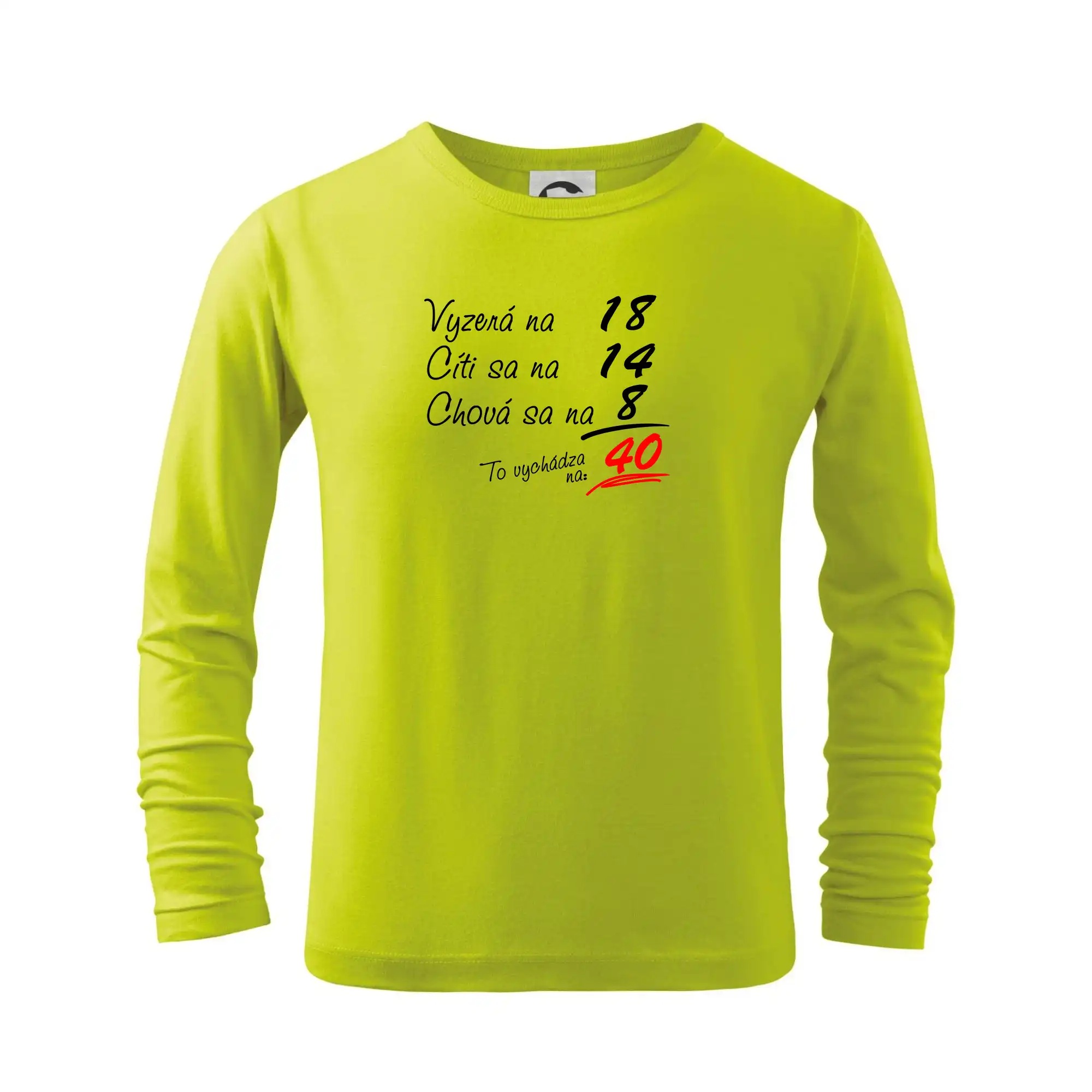 Vyzerá, cíti sa, chová sa - 40 rokov