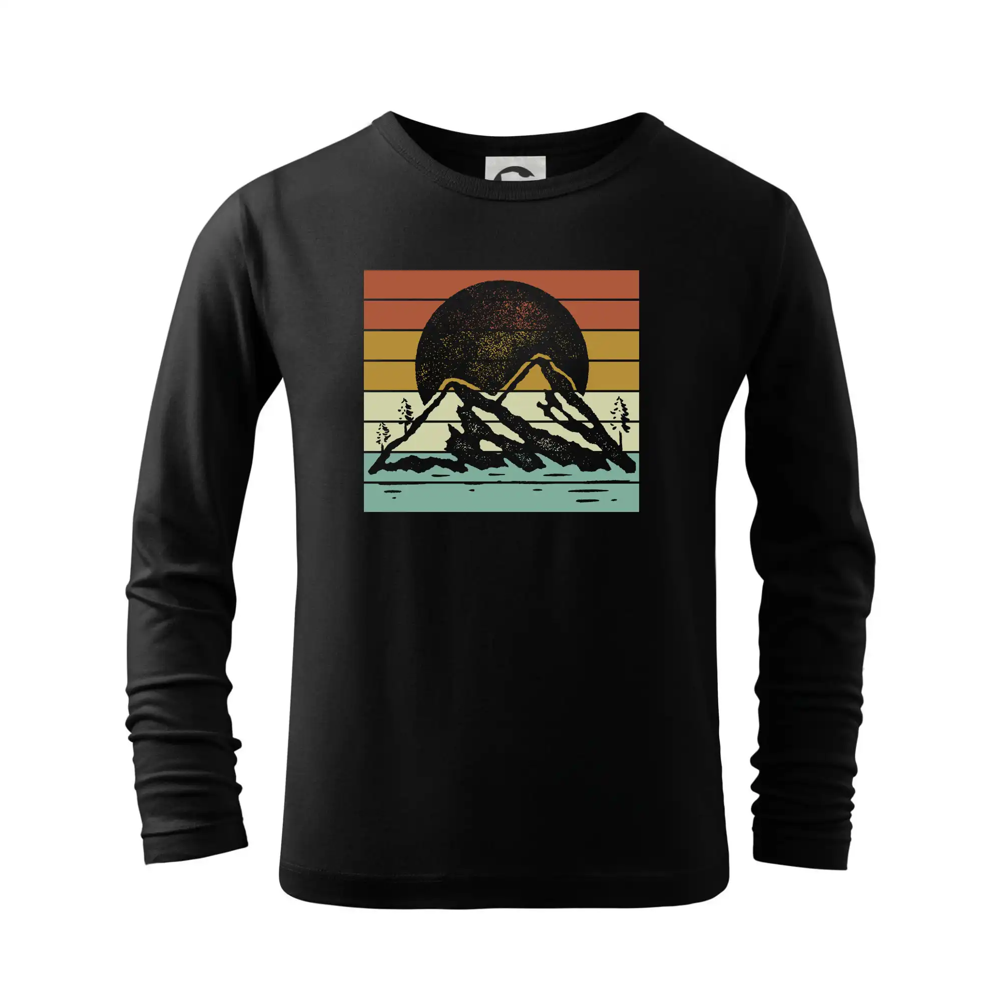 Trička pre cestovateľov - Vintage hory - Tričko detské Long Sleeve