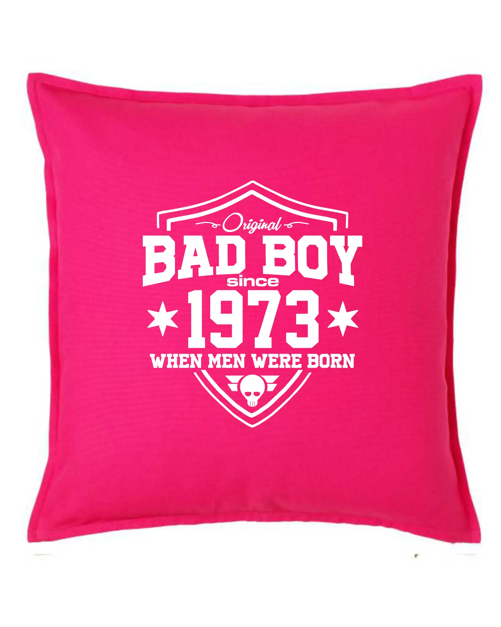 Tričká k narodeninám - Bad boy since 1973 - Vankúš 50x50