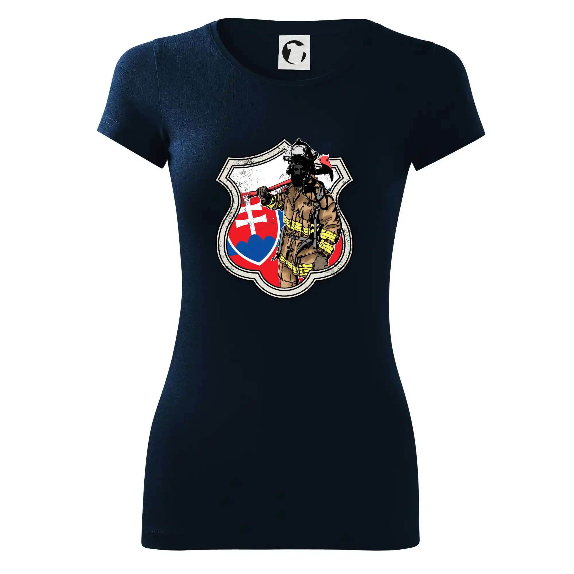 Originálne tričká pre hasičov - Slovenský hasič - Dámske tričko Glance - Priliehavejší strih