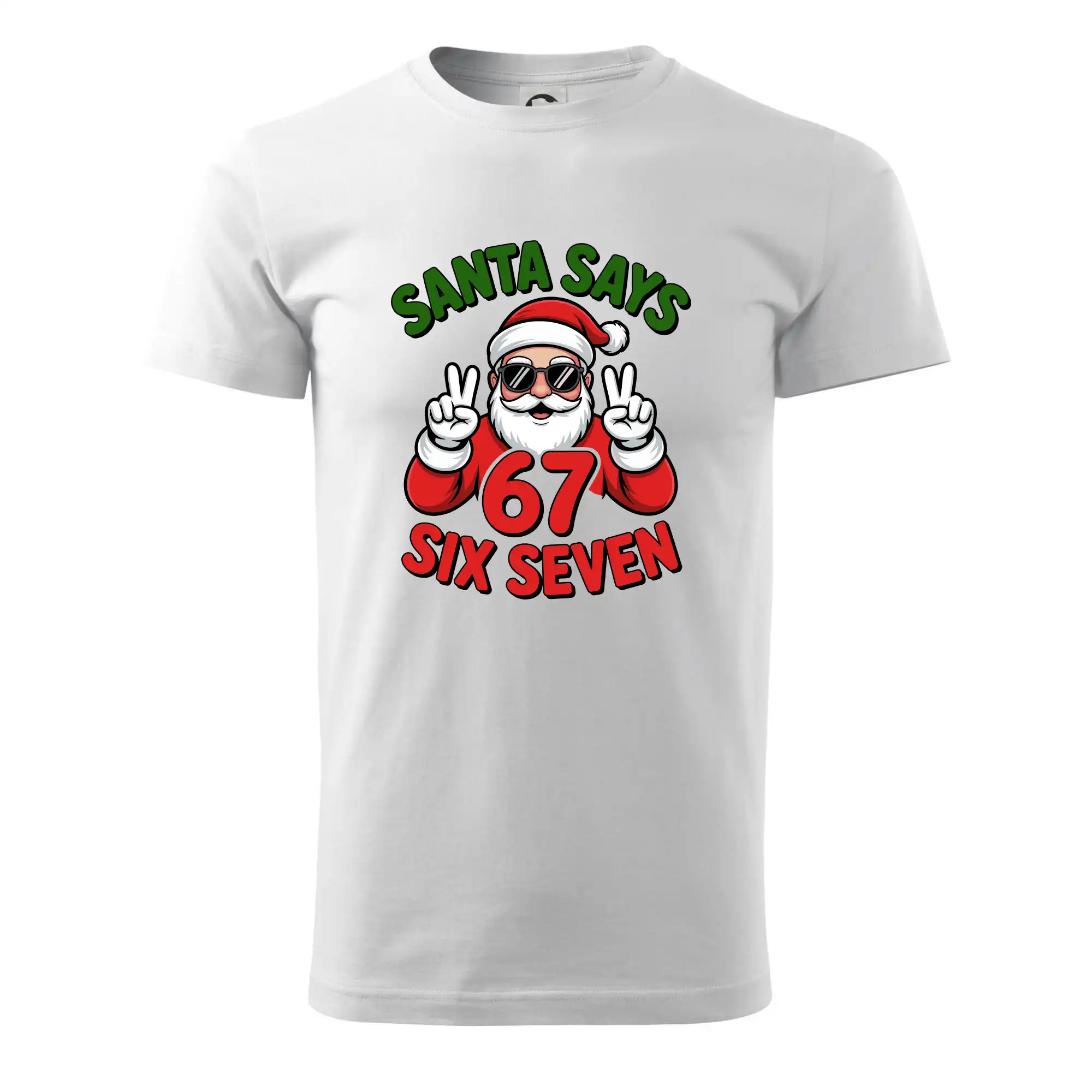 Ostatné nápisy - Santa says 67 - Klasické pánske tričko vyššej gramáže