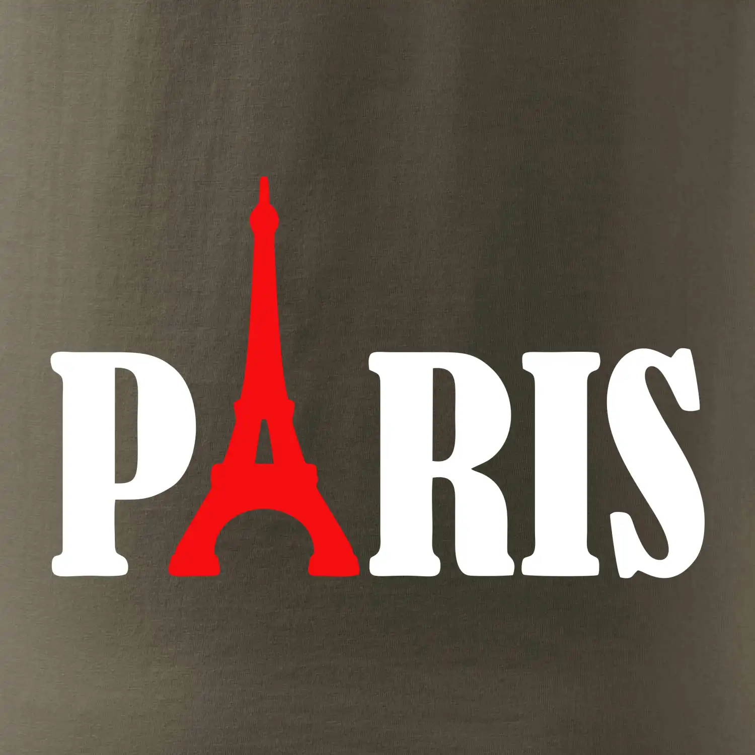 Paris nápis Eiffelova věž