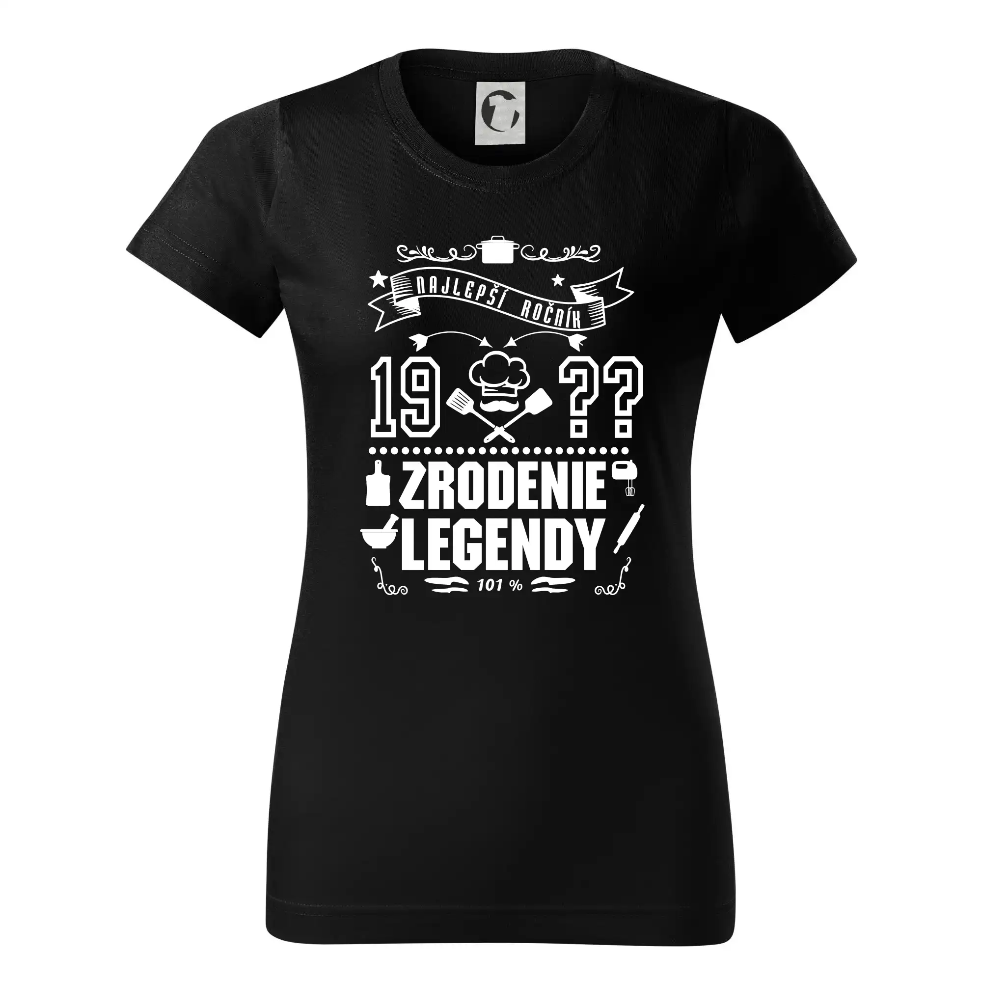Trička Zrodenie legendy - Zrodenie legendy pre kuchárov - Dámske tričko basic - ľahko voľnejšie a dlhšie