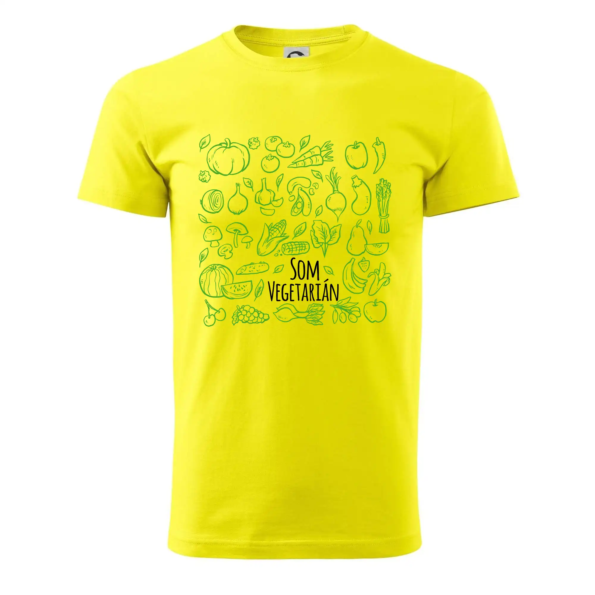 Som vegetarián - zelenina vo štvorci