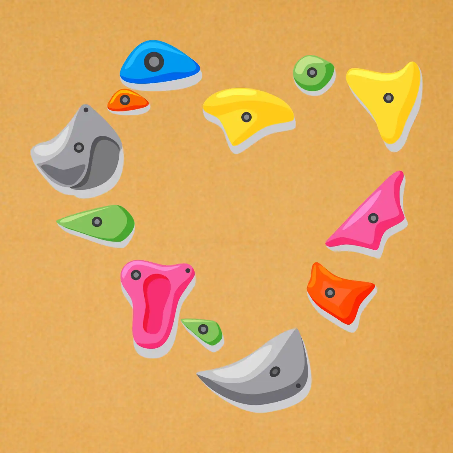 Lezení na stěně - srdce