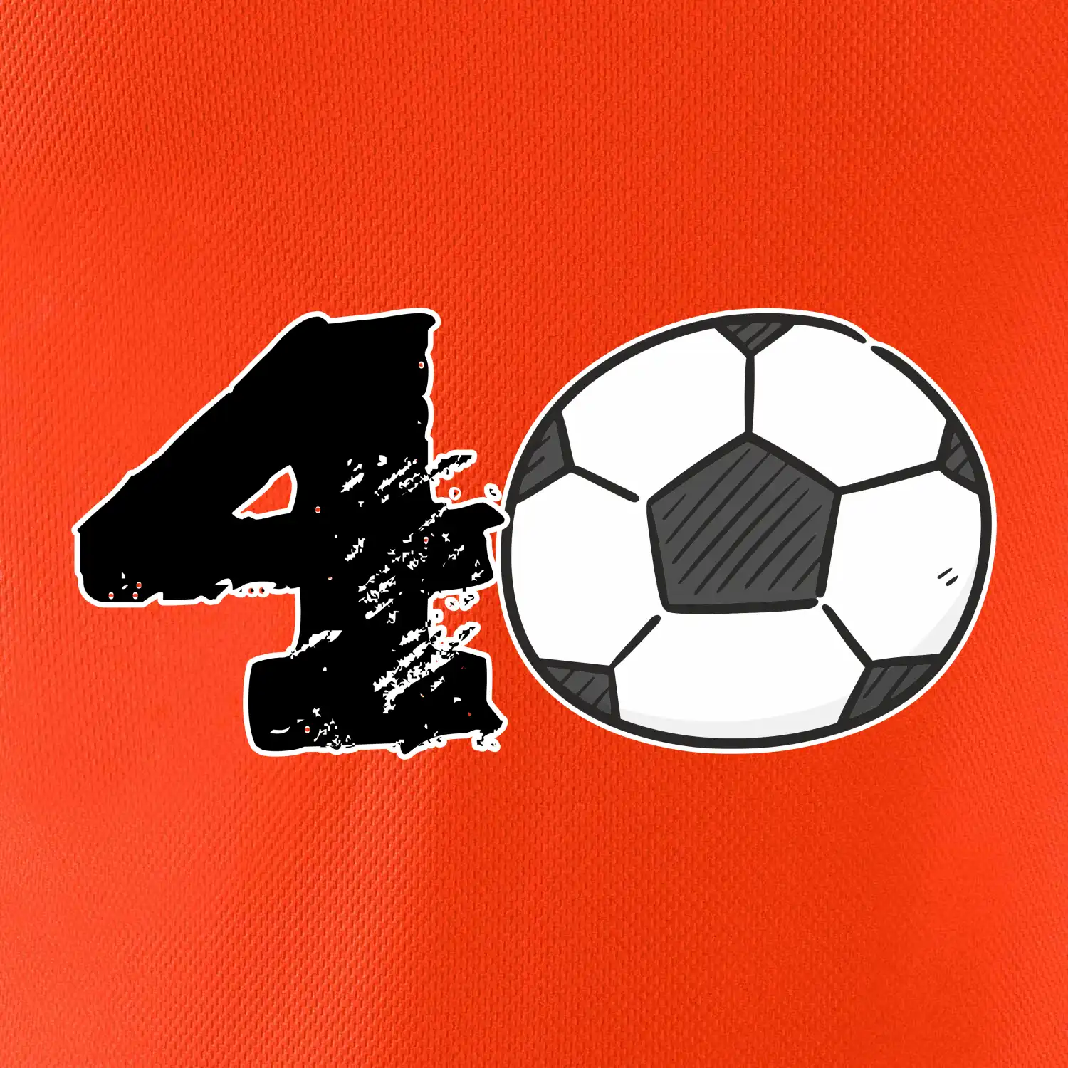 Fotbal kulaté narozeniny 40