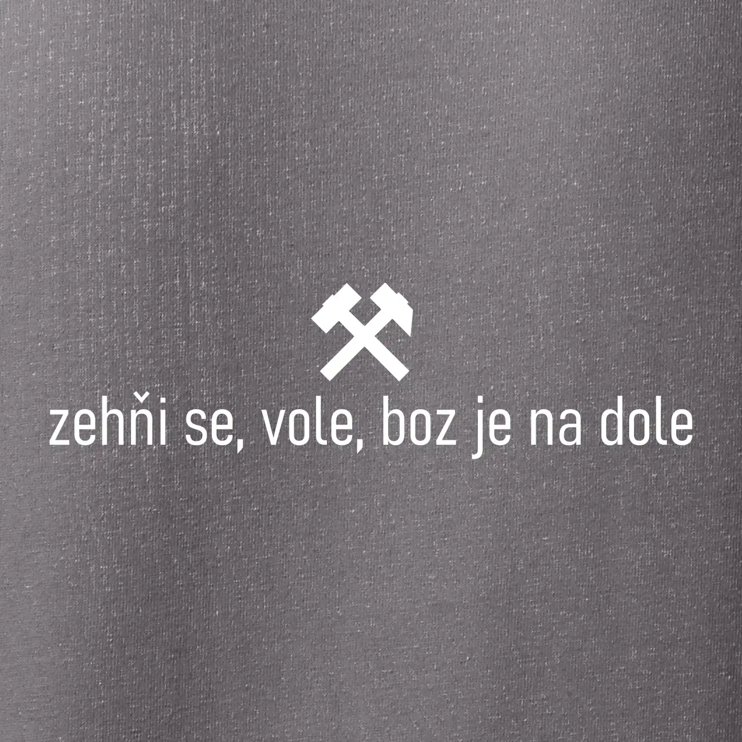 Zehňi se, vole, boz je na dole