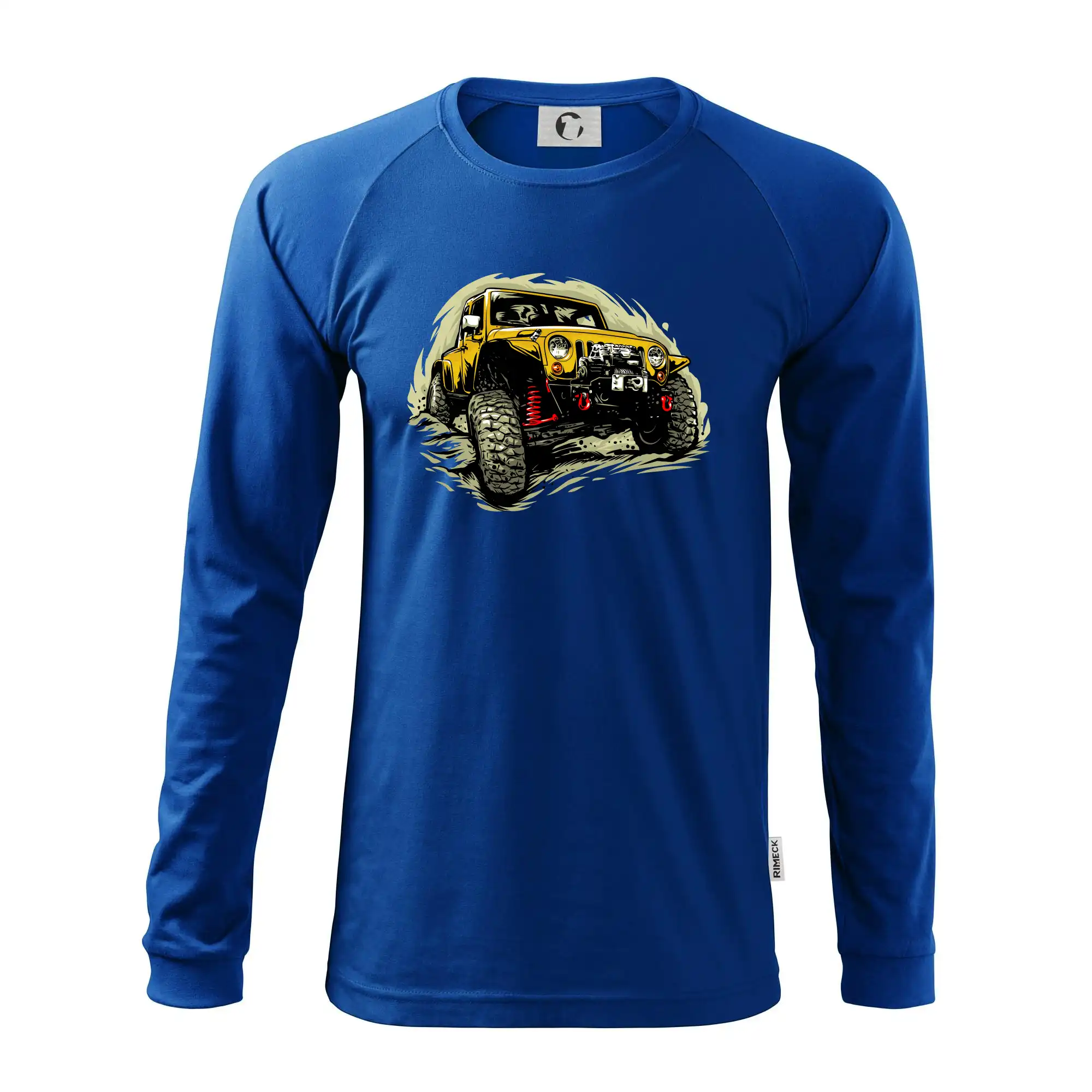 Žlutý offroad s navijákem