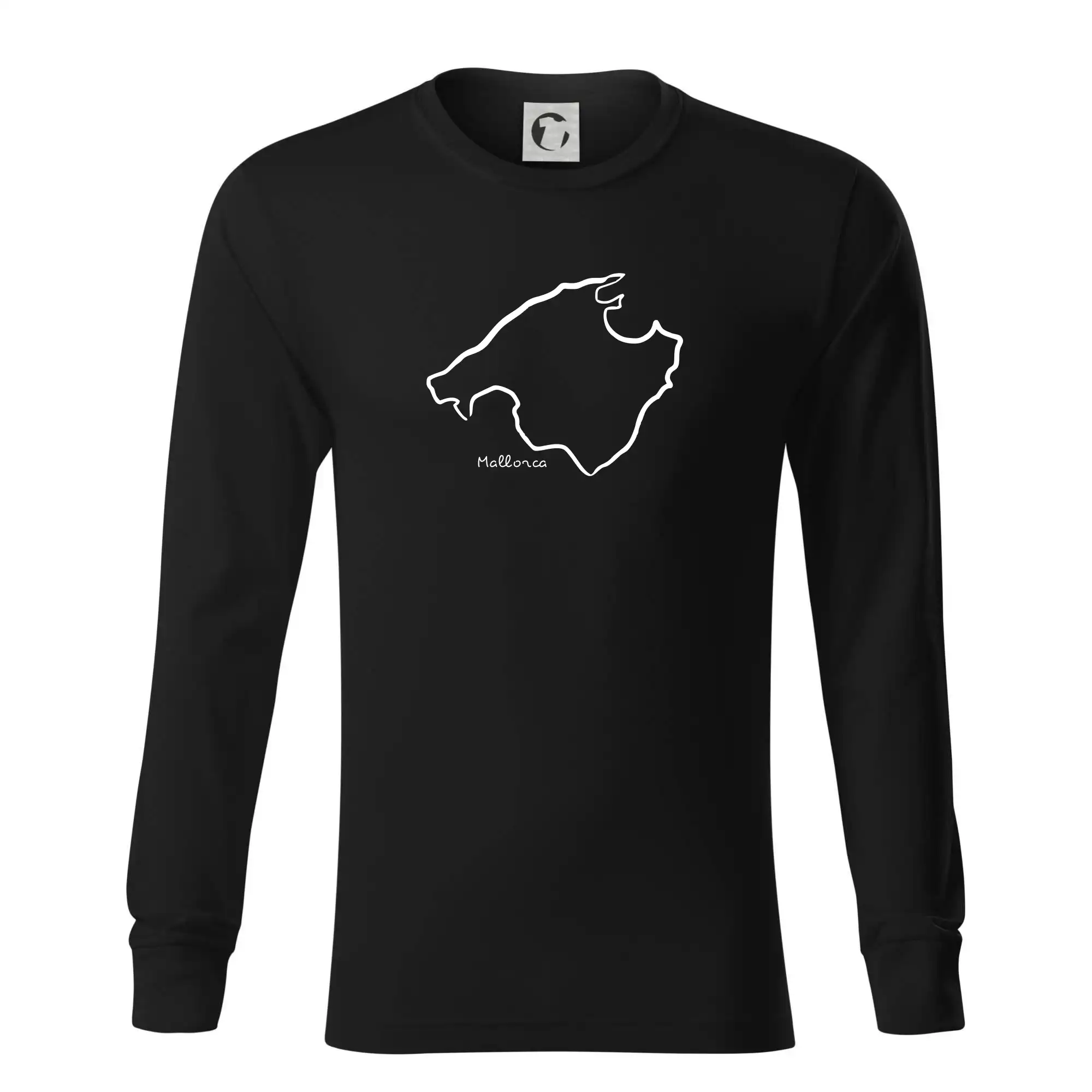 Ostatné mestá / miesta - Mallorca - Mapa Palma de Mallorca - Tričko s dlhým rukávom LS R05