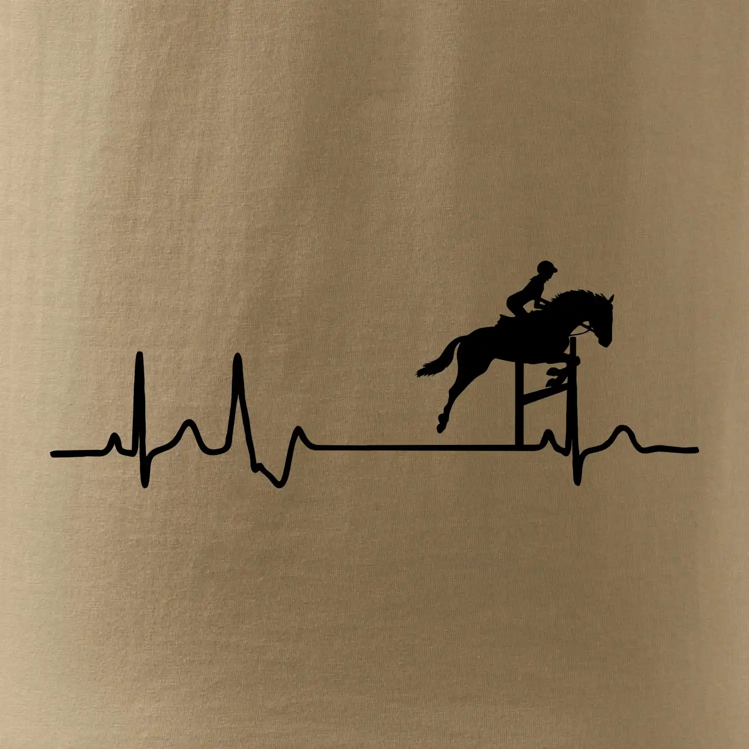 EKG kůň přeskok