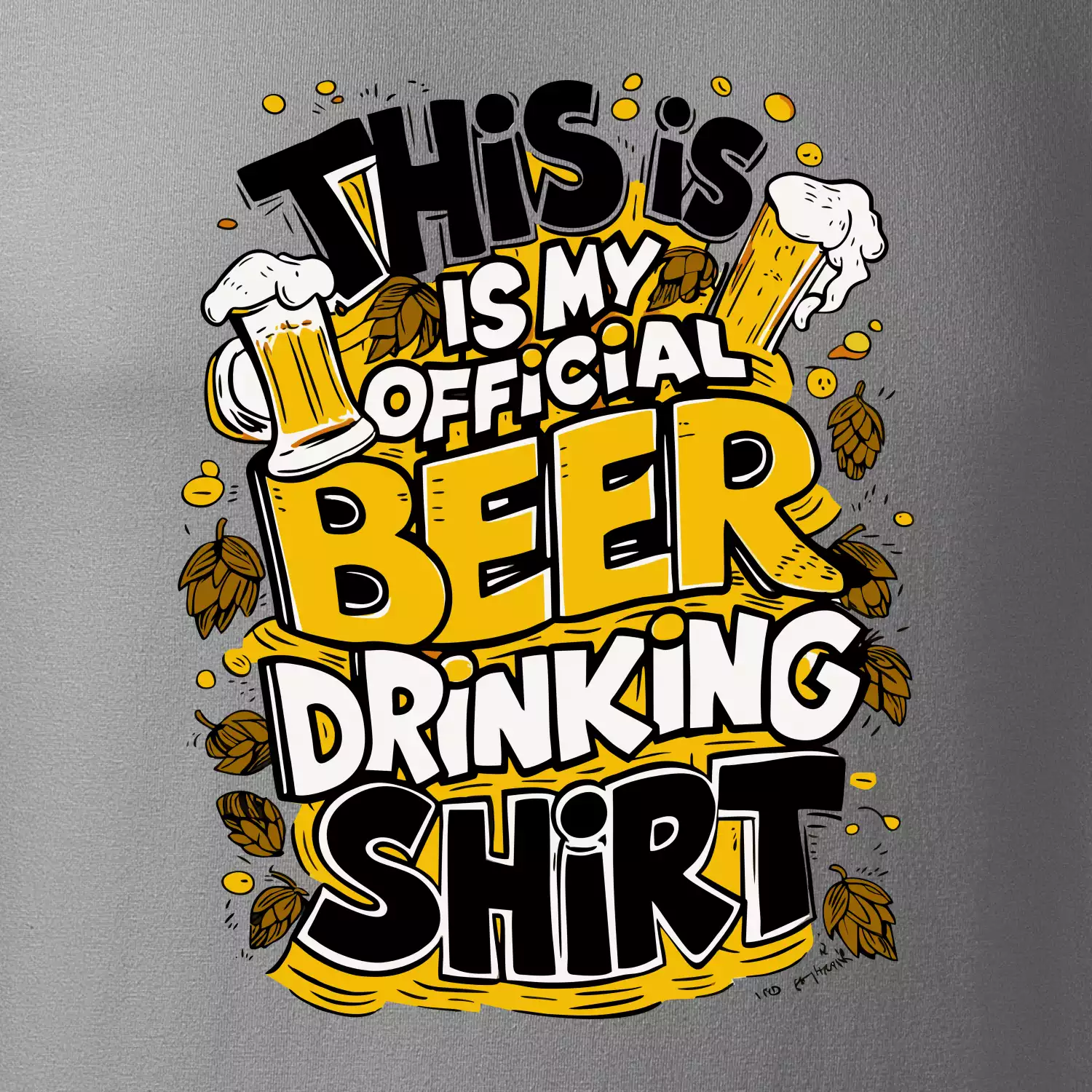 This Is My Official Drinking Shirt - chmel