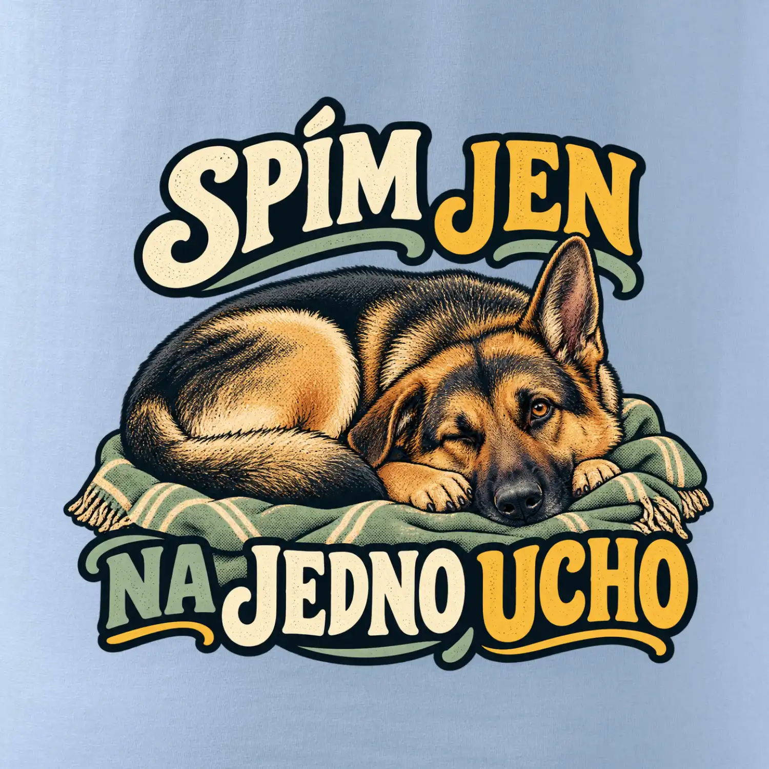 Spím jen na jedno ucho - vlčák