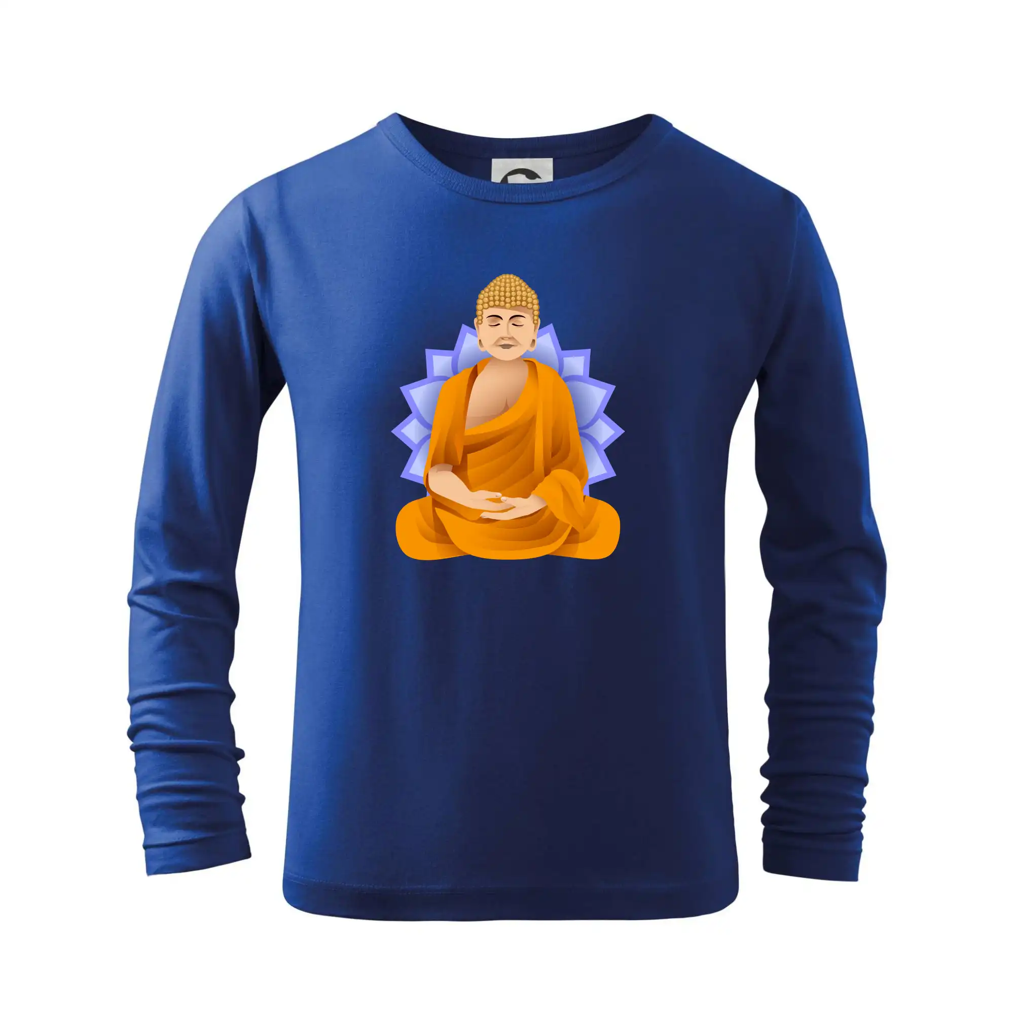 Budha barevný - Tričko detské Long Sleeve
