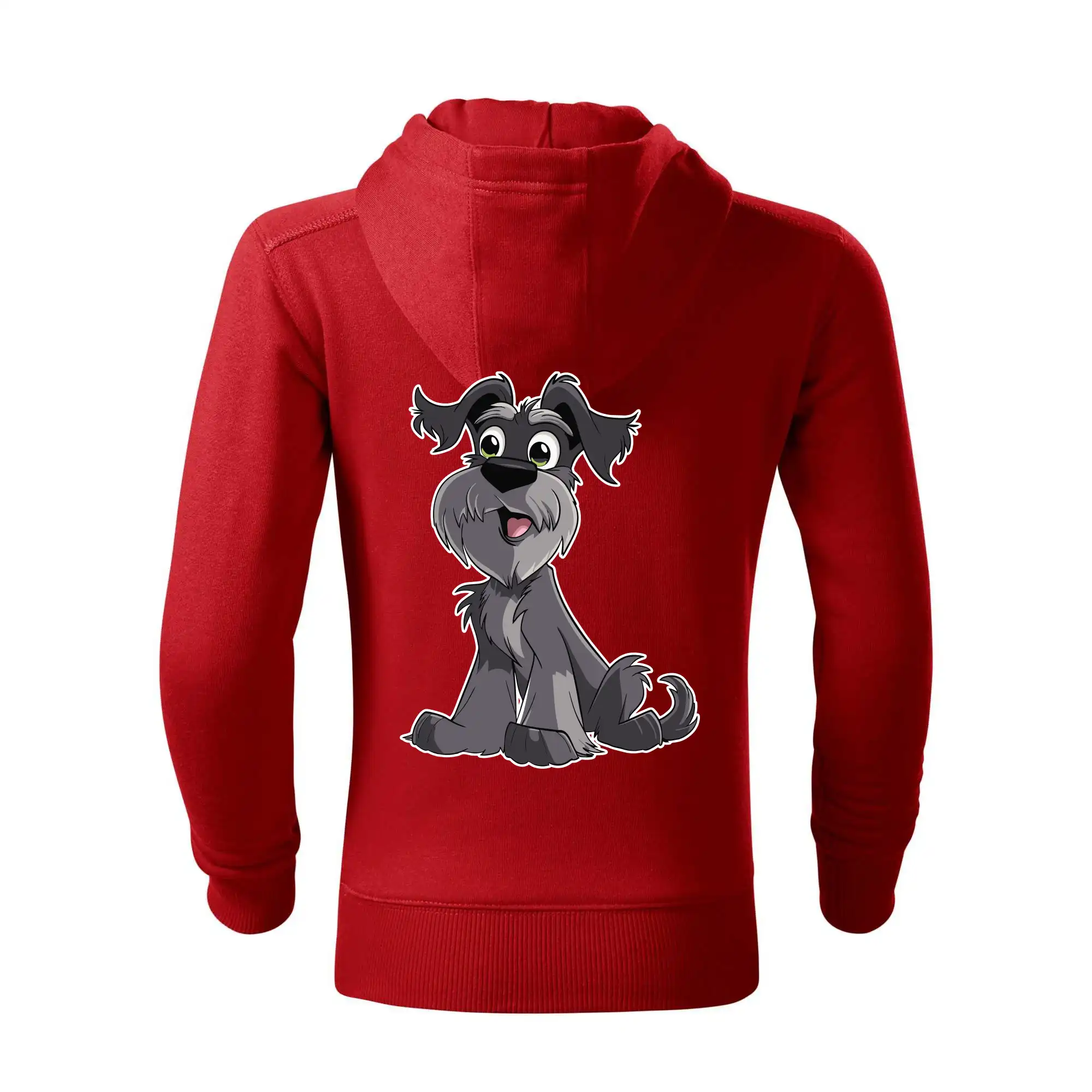 Knírač kreslený sedící