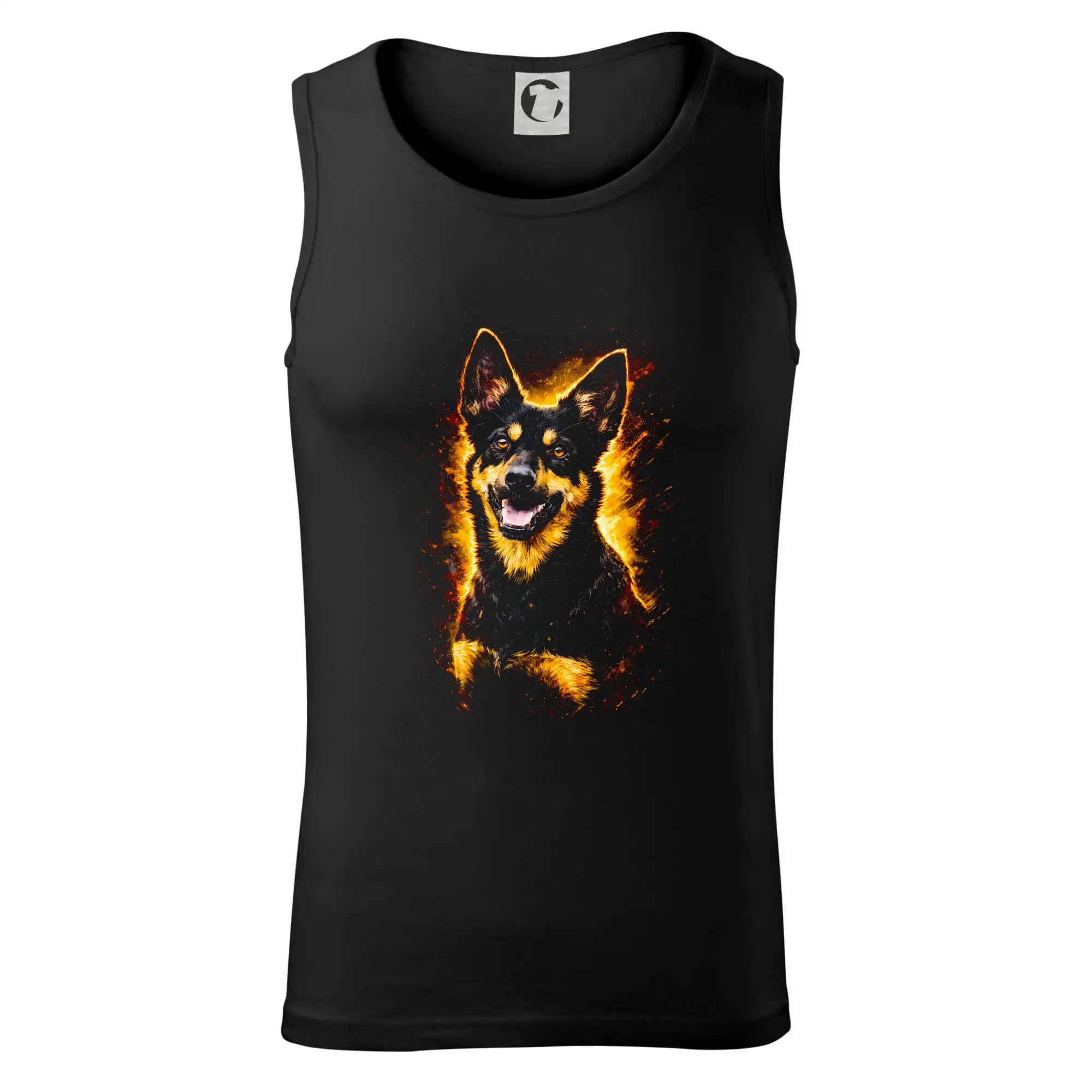 Obrázek polotón australská kelpie hlava