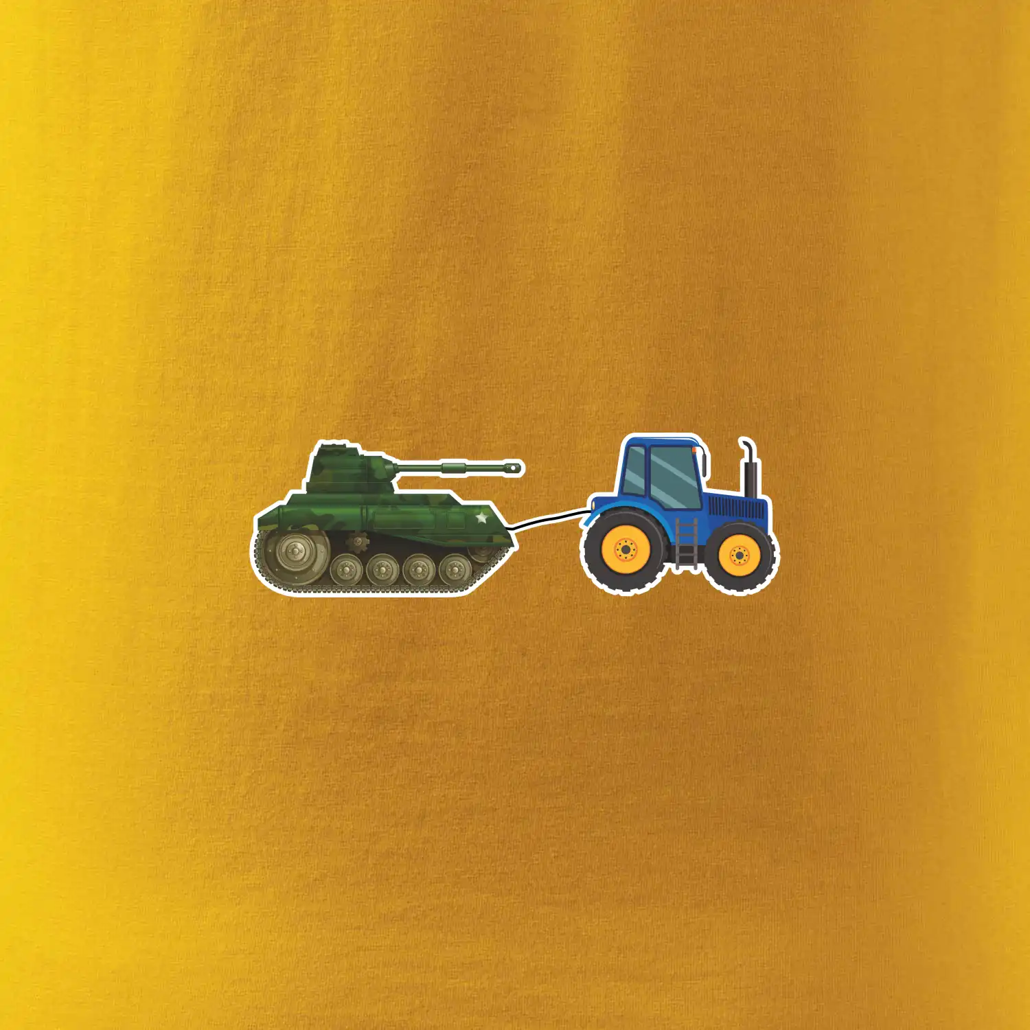 Ukrajinský traktorový pluk ulovil tank