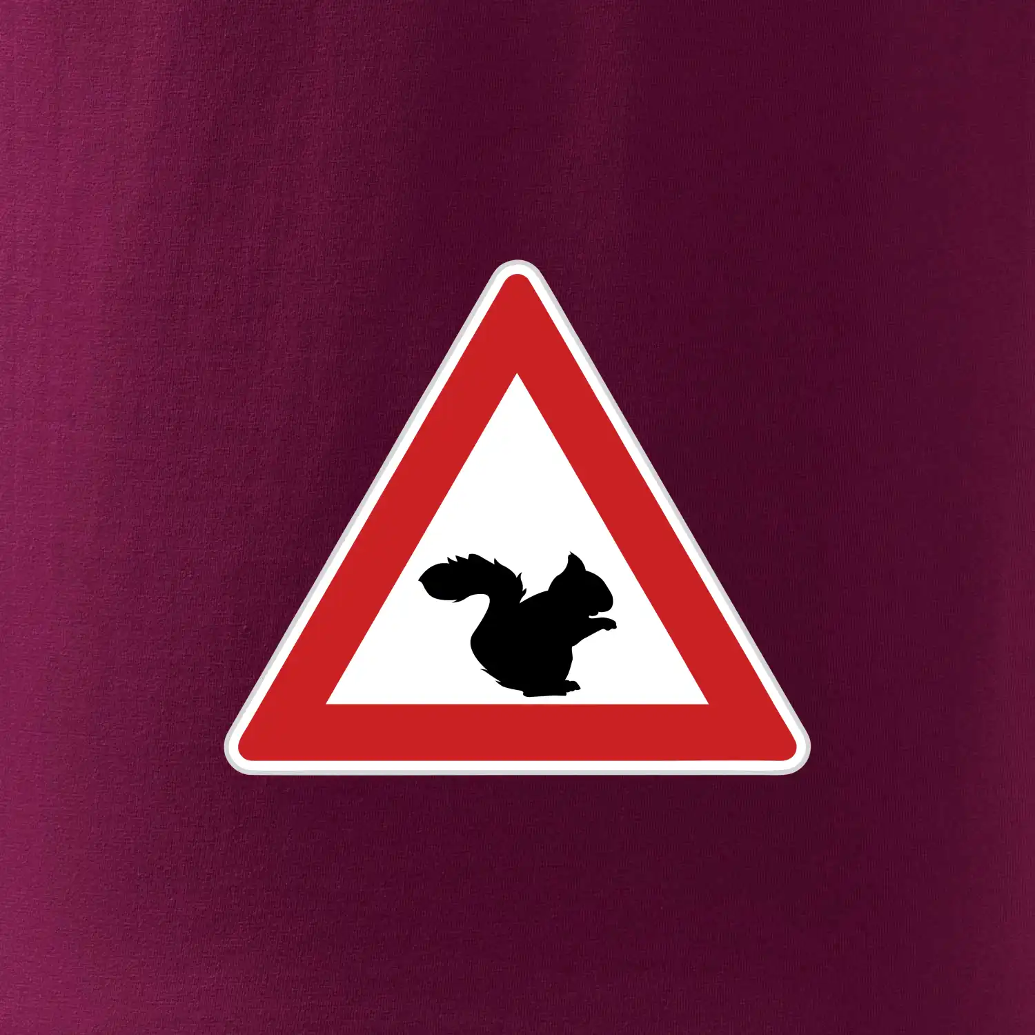 Dopravní značka - Pozor veverka