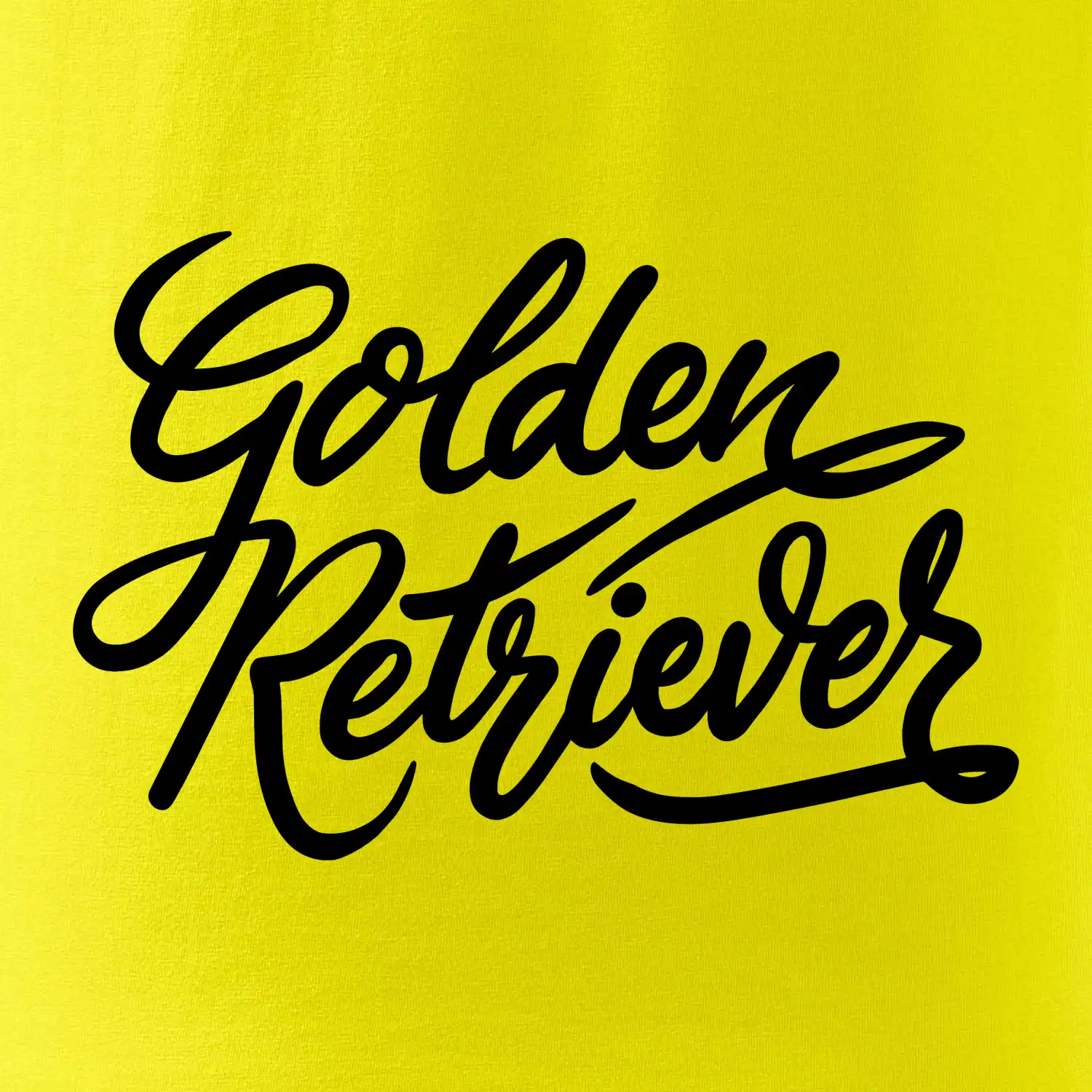 Golden retriever - nápis okrasný