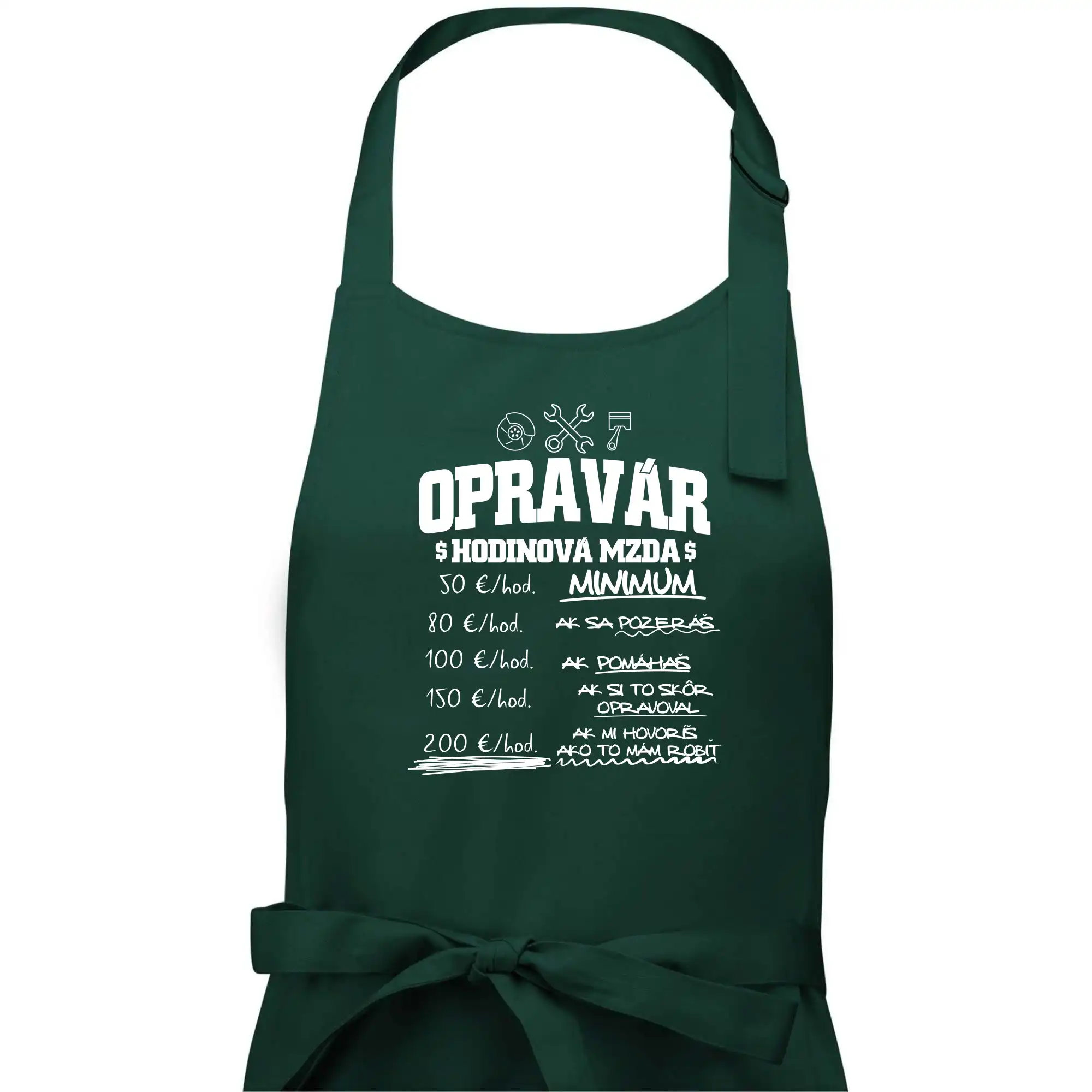 Hodinová mzda - opravár