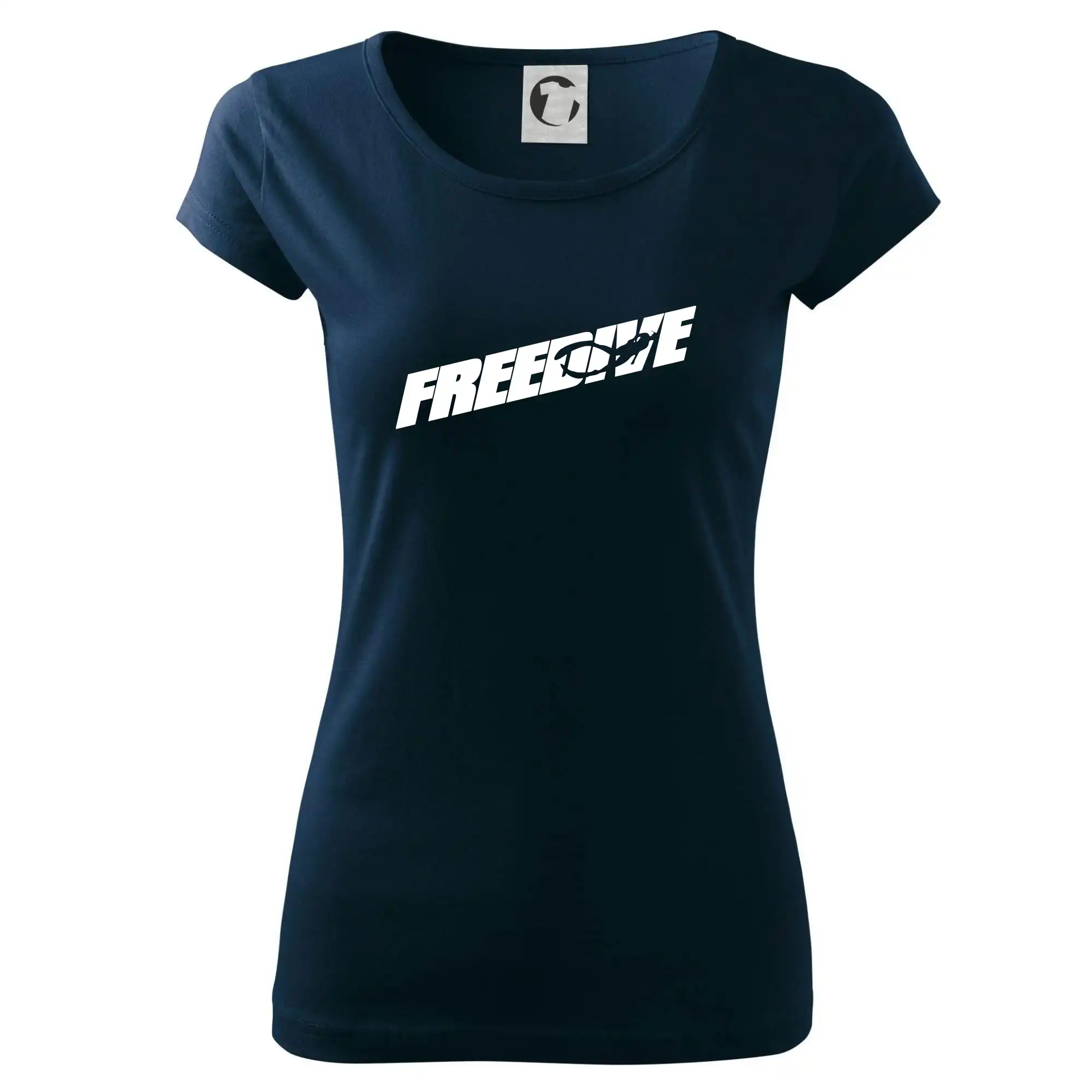 Freedive - nápis s potápěčem