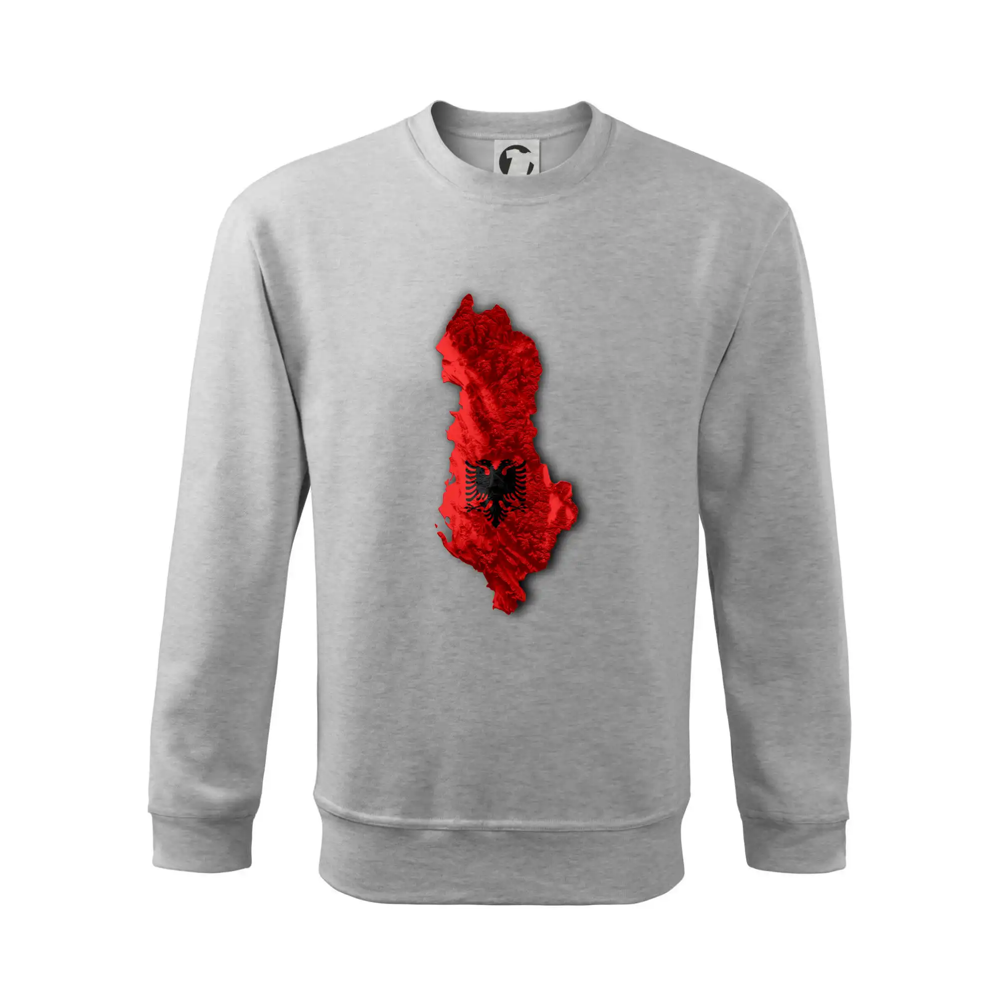 Mapa Albánie reliéf hor