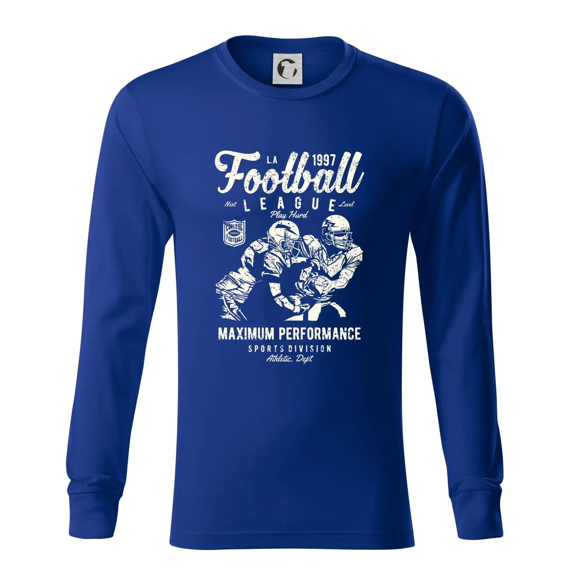 Tričká pre futbalistov - Football League plagát - Tričko s dlhým rukávom LS R05