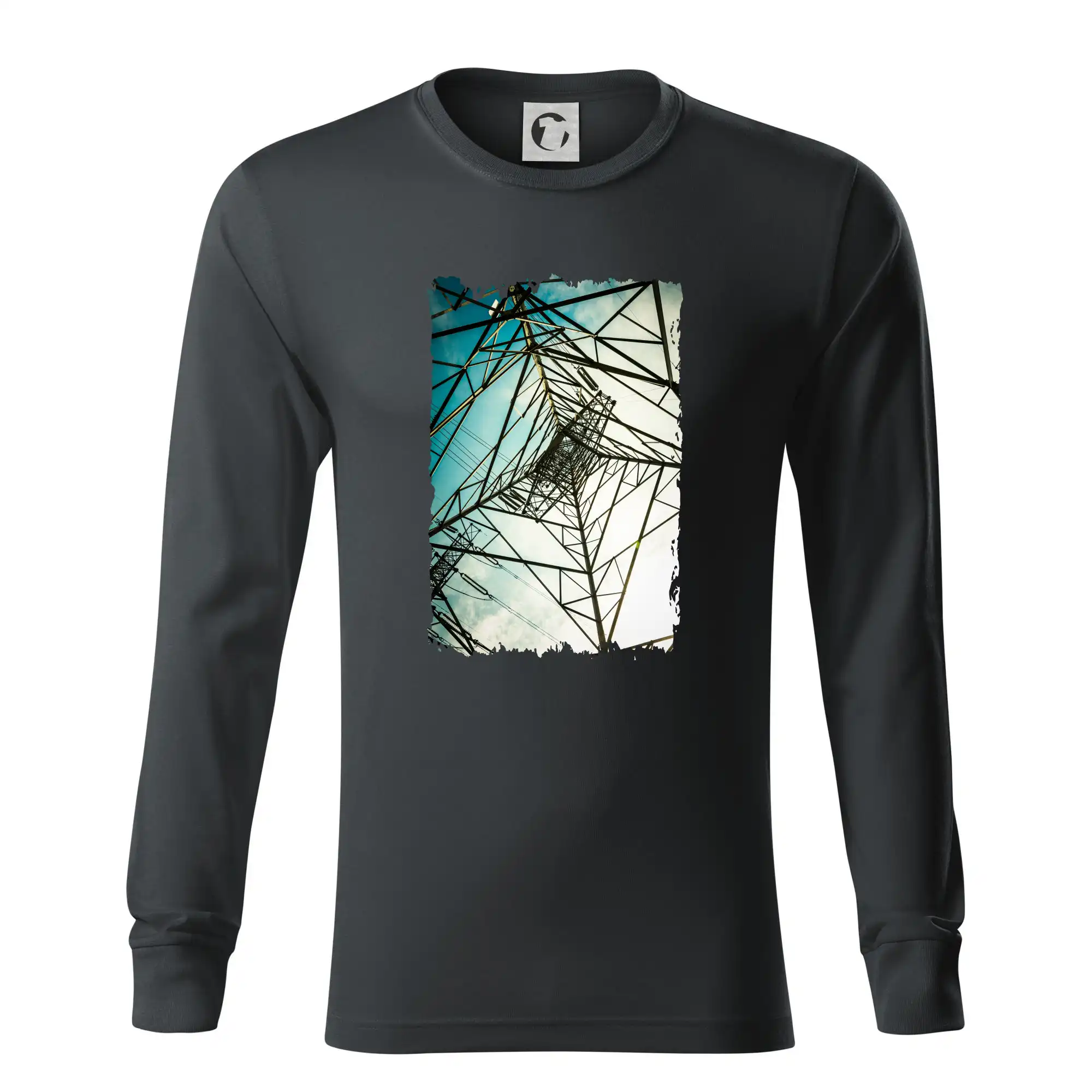 Barevné nebe - stožáry vysokého napětí