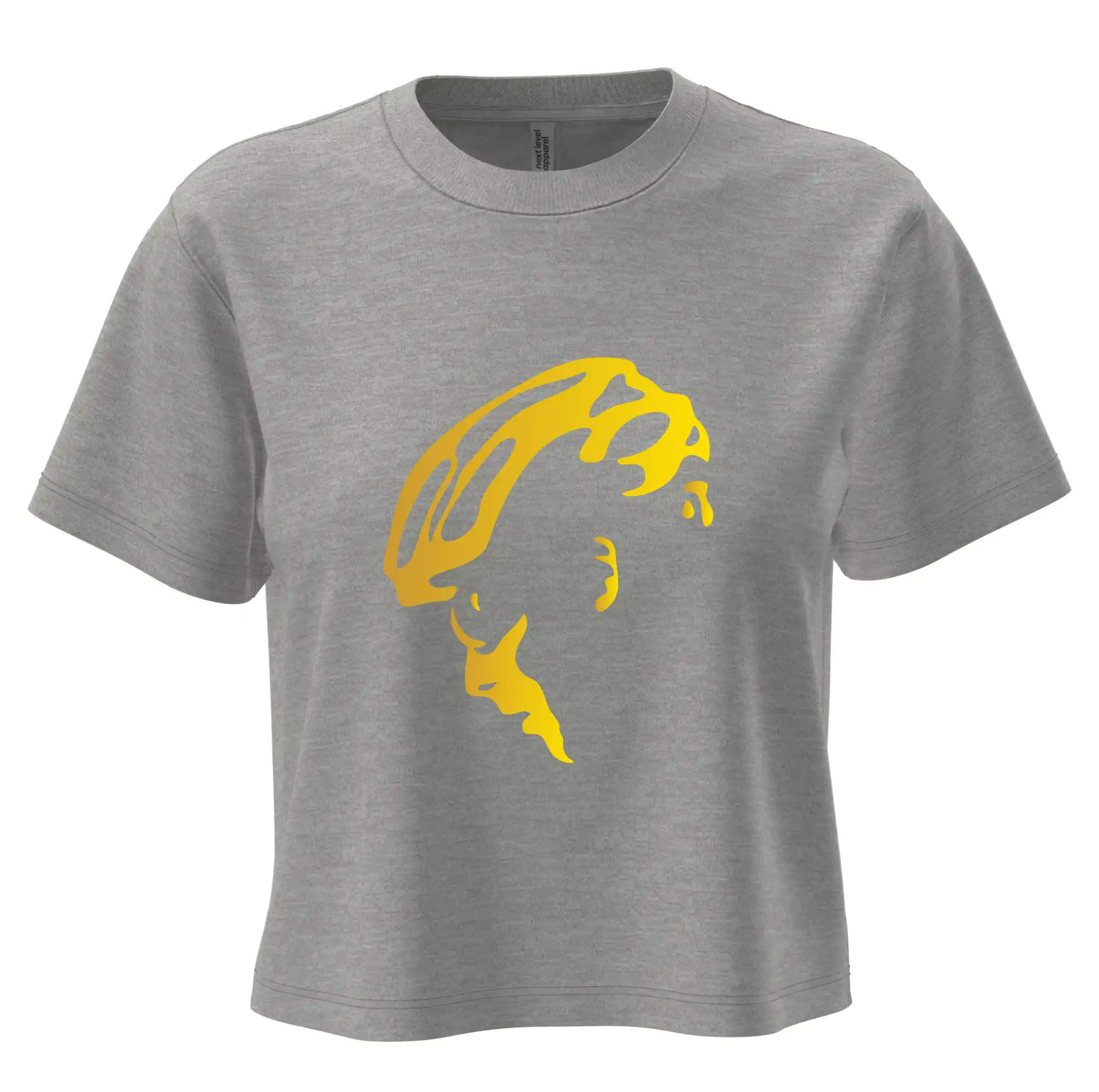 Hlava cyklista zlatá