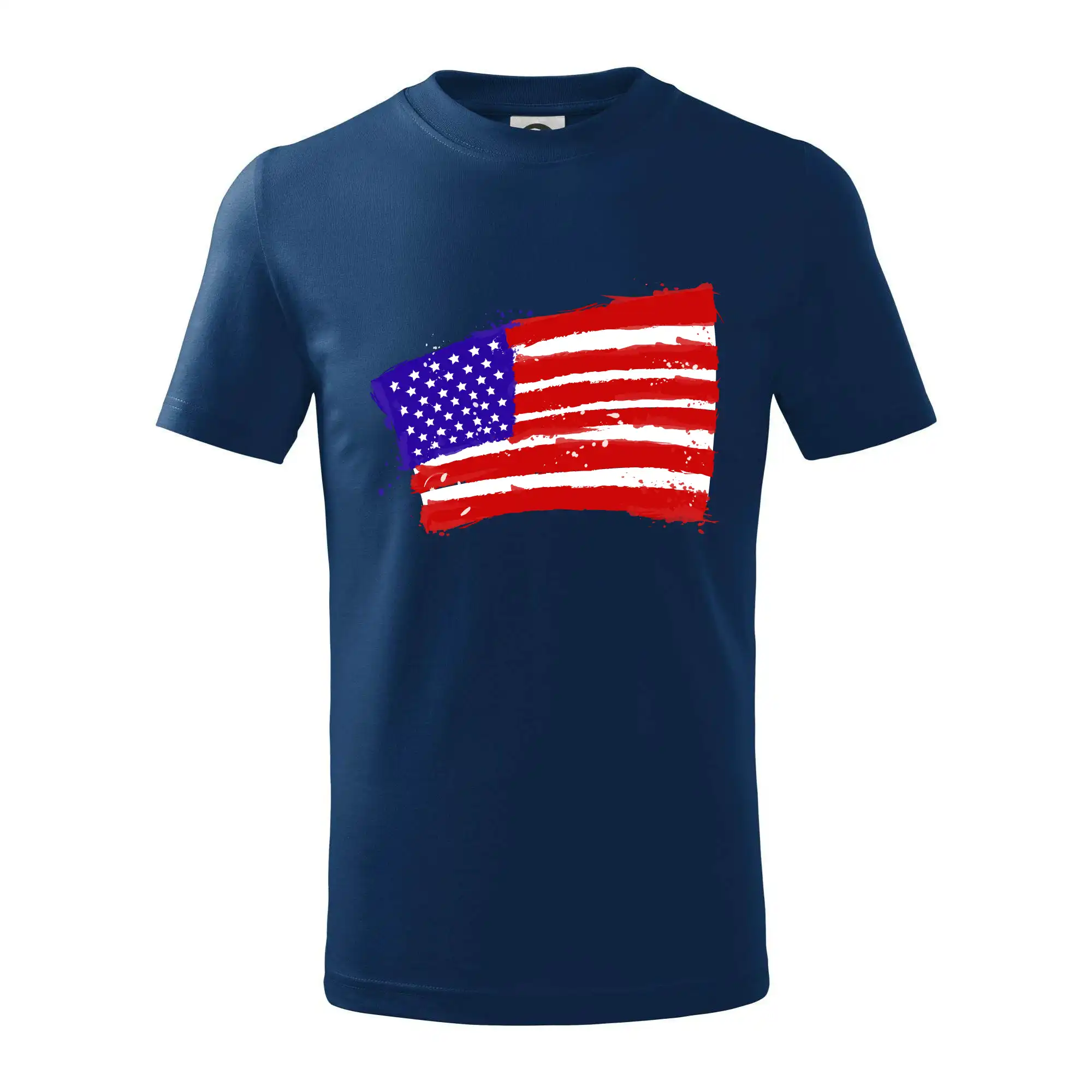 Americká vlajka ohnutá