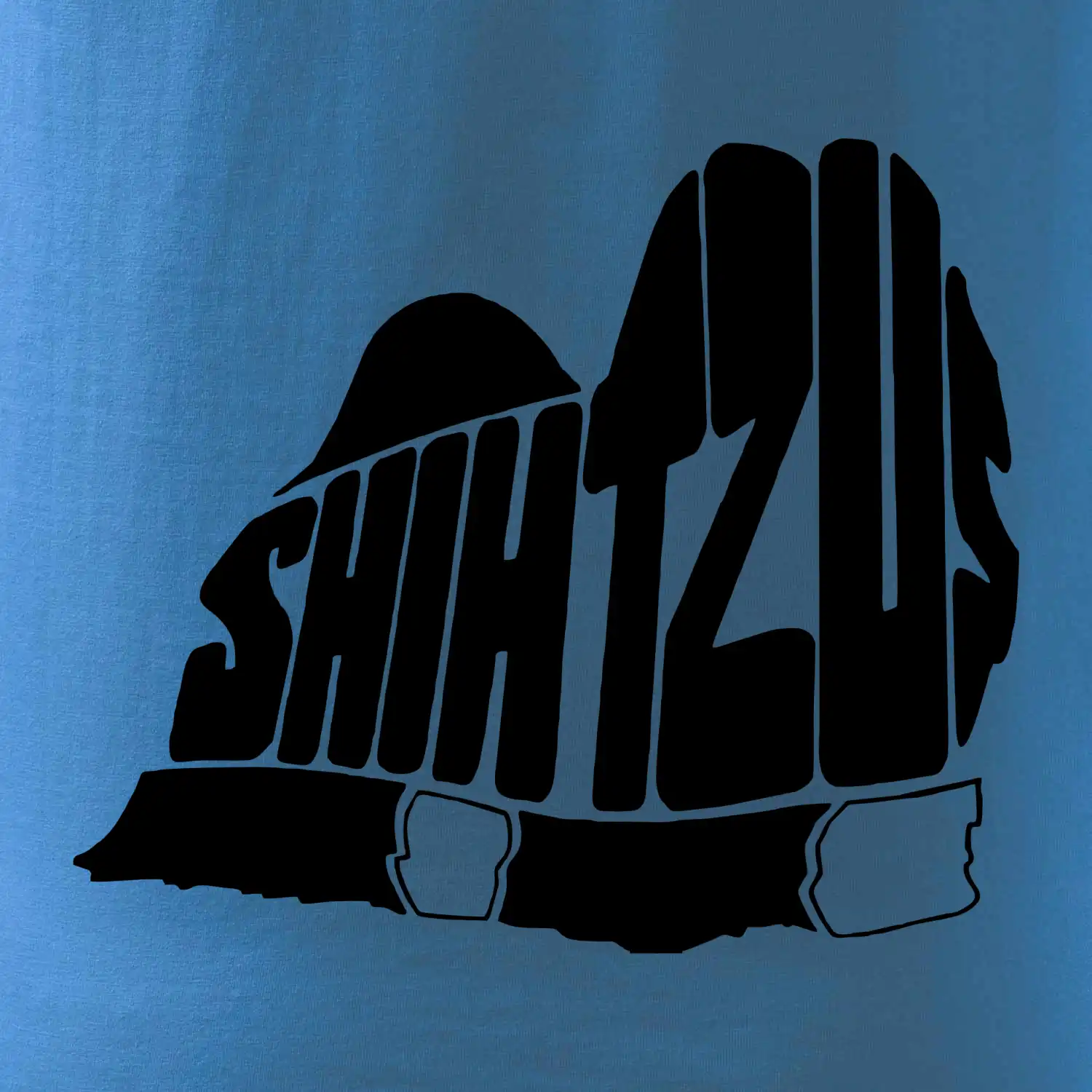 Shih-tzu - nápis v těle