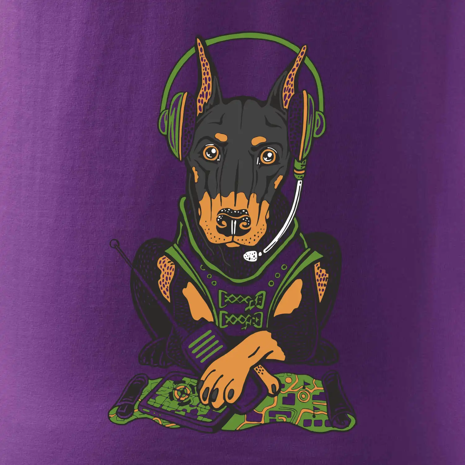 Bojový dobrman (Pecka design)