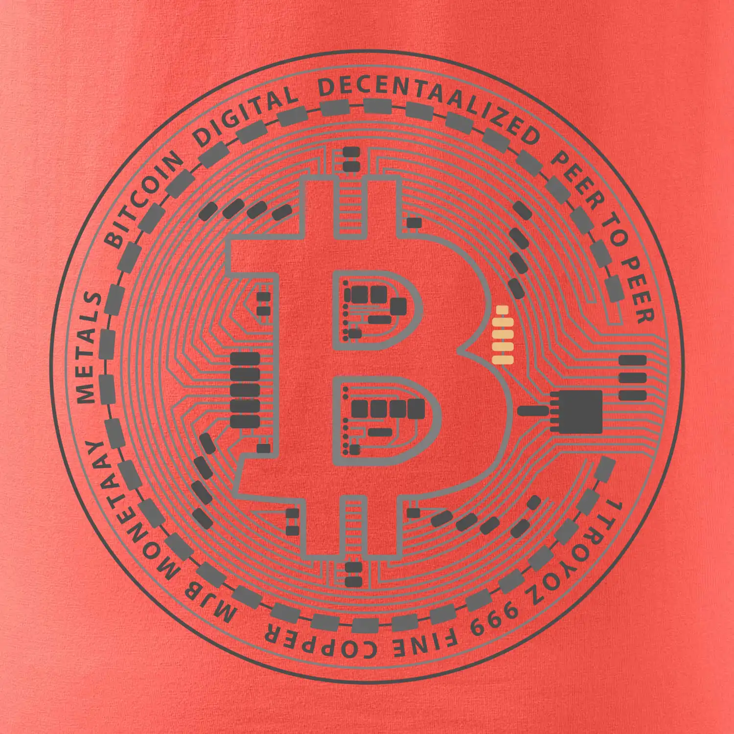 Bitcoin tištěný spoj