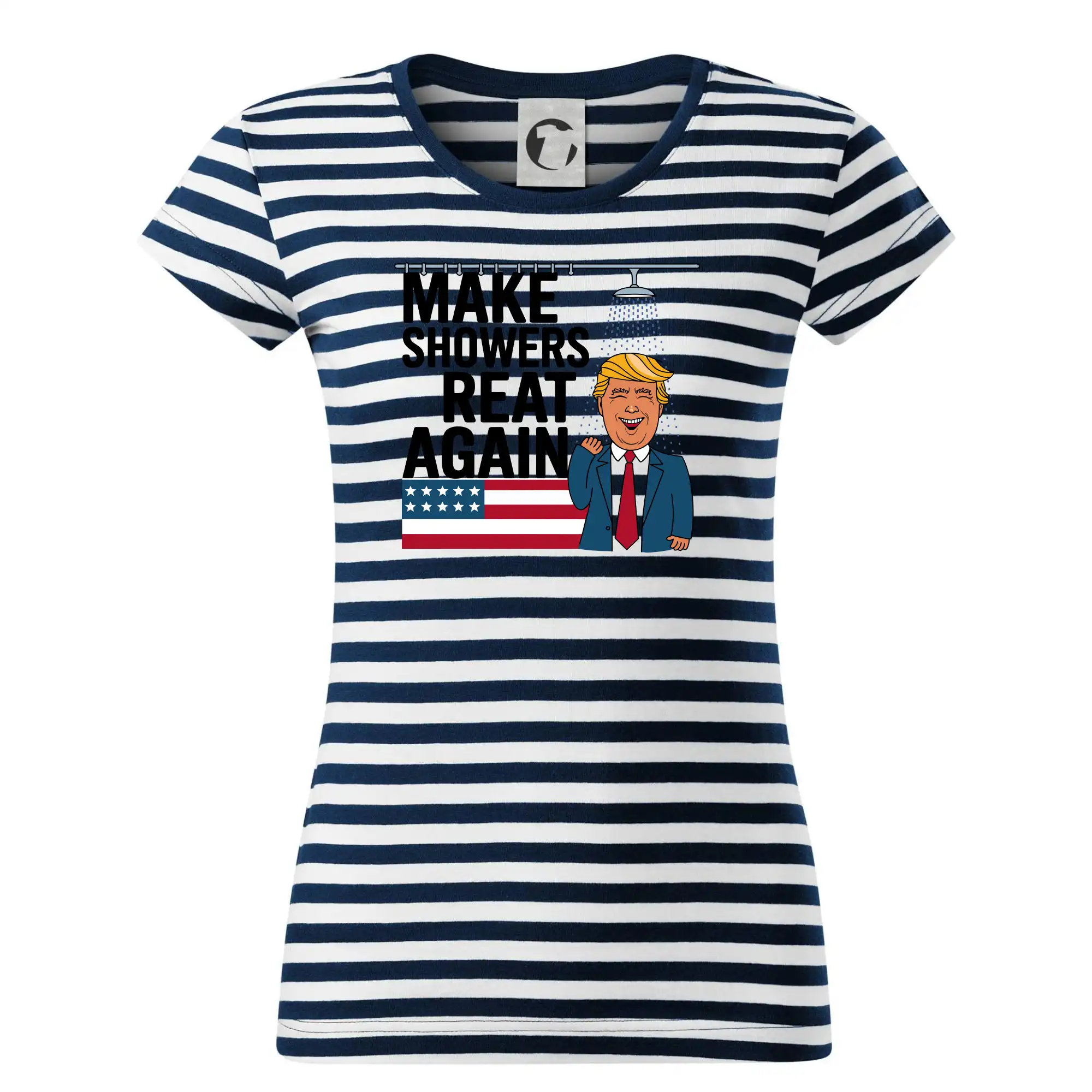 Politické tričká - Trump make showers great again - Tričko na vodu