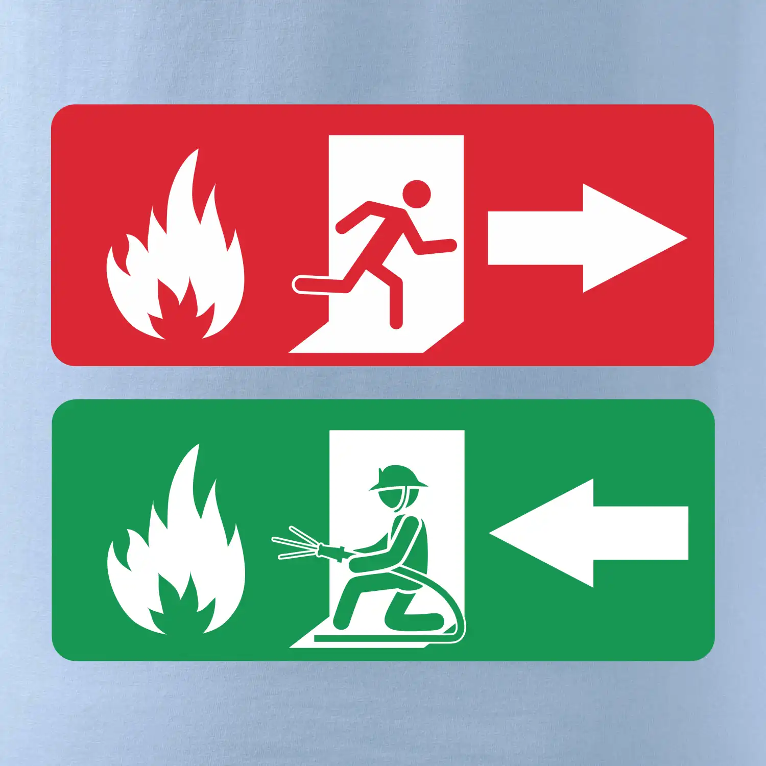 Lidé utíkají, hasiči přibíhají