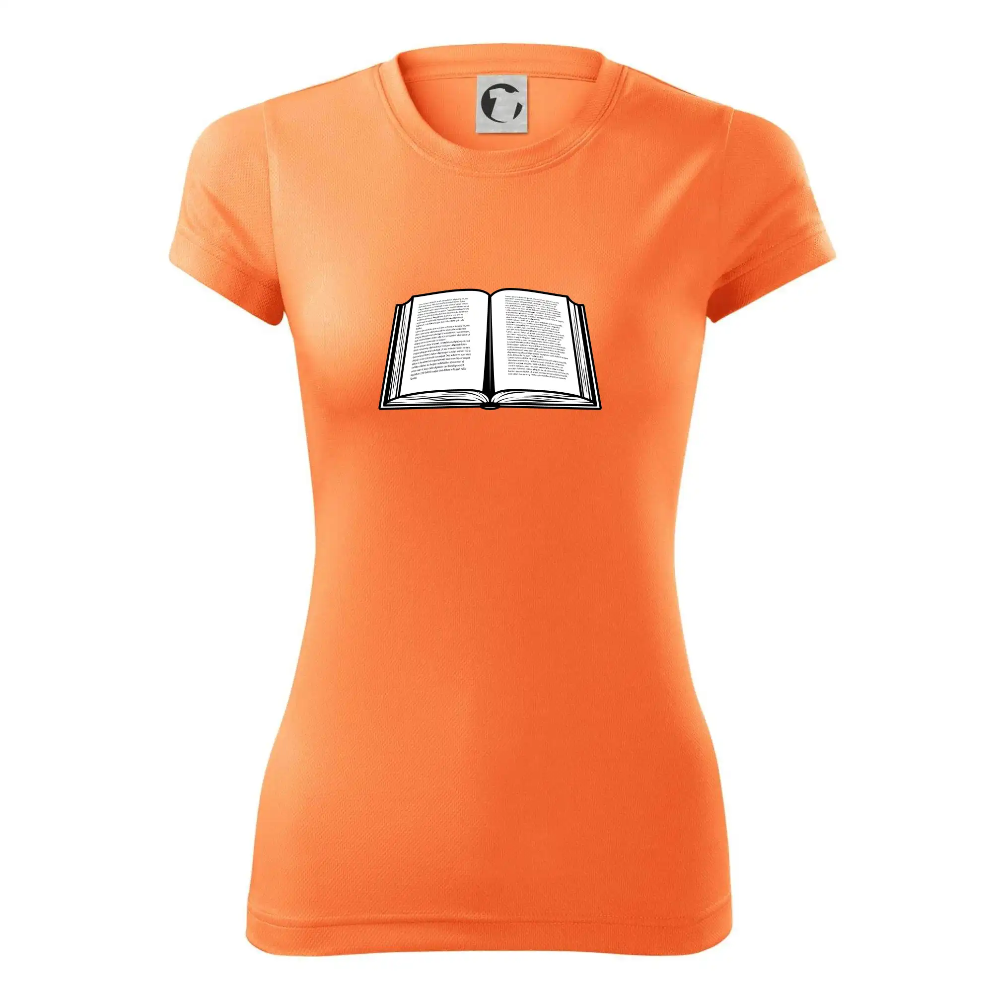 Kniha černobílá otevřená s textem