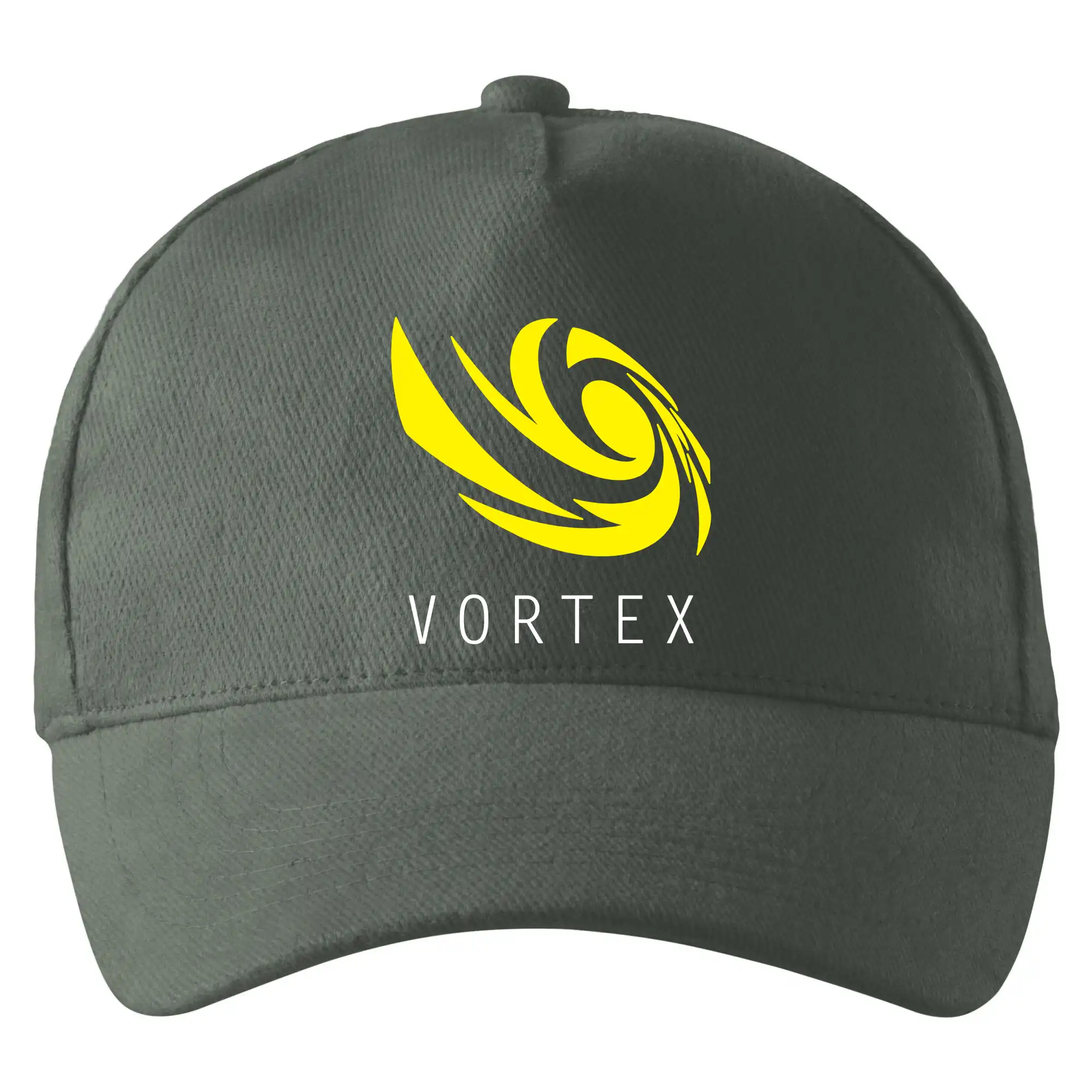 Tričká, mikiny a šiltovky pre Youtubery - Vortex logo farebné - Šiltovka so zahnutým šiltom a mosaznou sponou