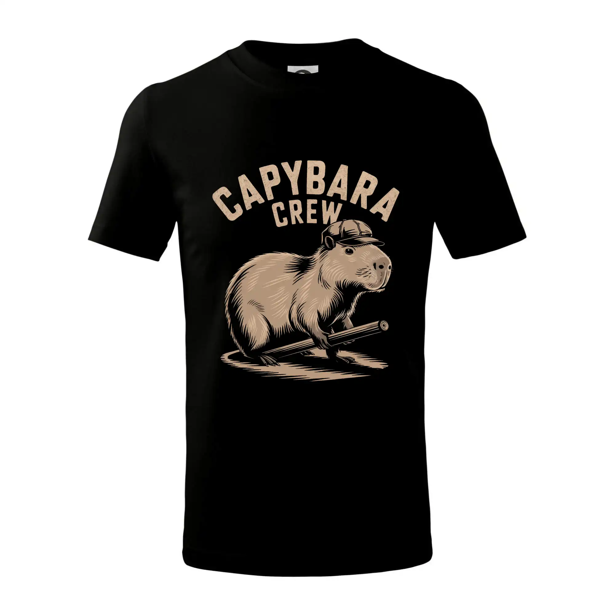 Tričká so zvieratami - Capybara crew - Tričko detské bavlnené