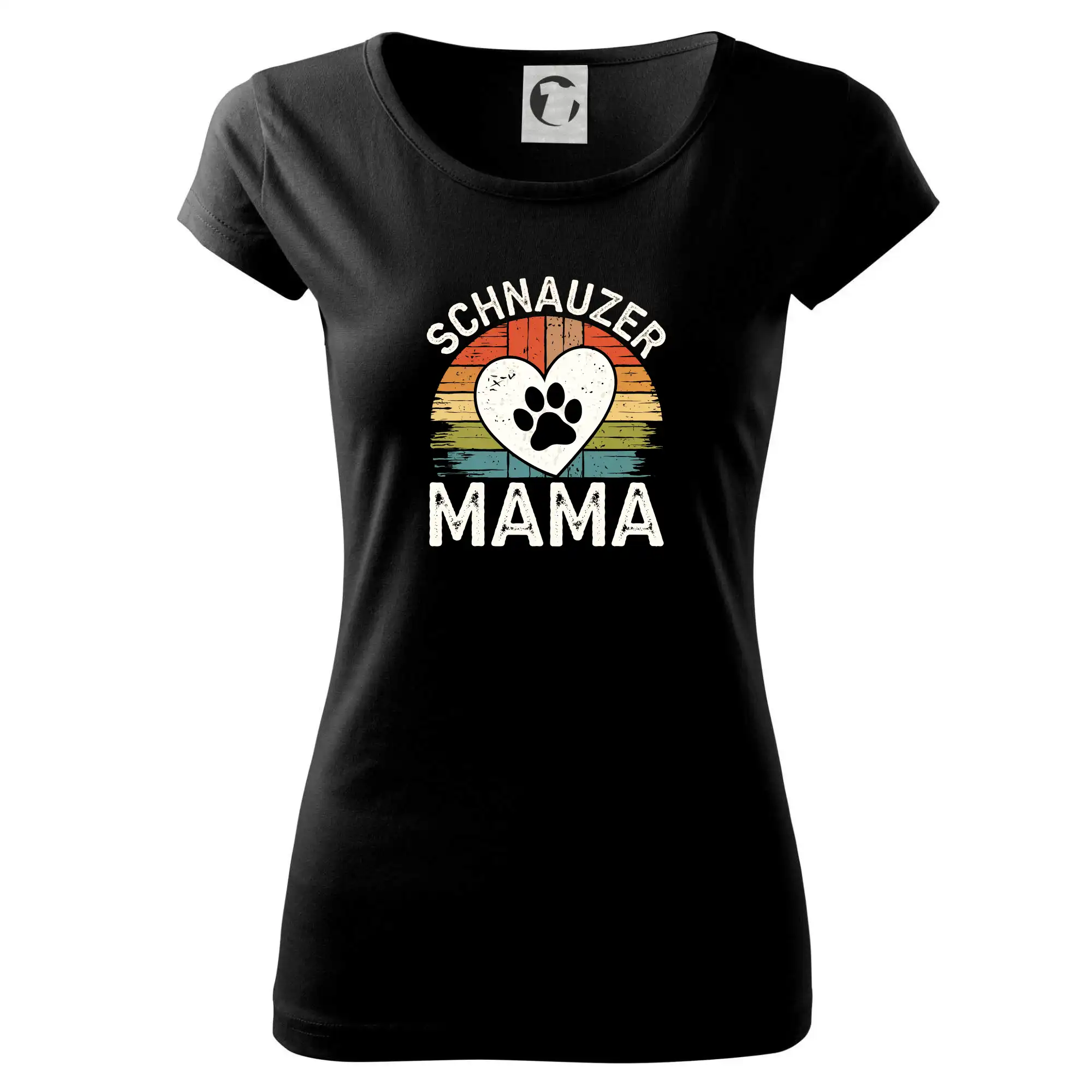 Ostatné psie plemená - Schnauzer Mama - Dámske tričko Pure