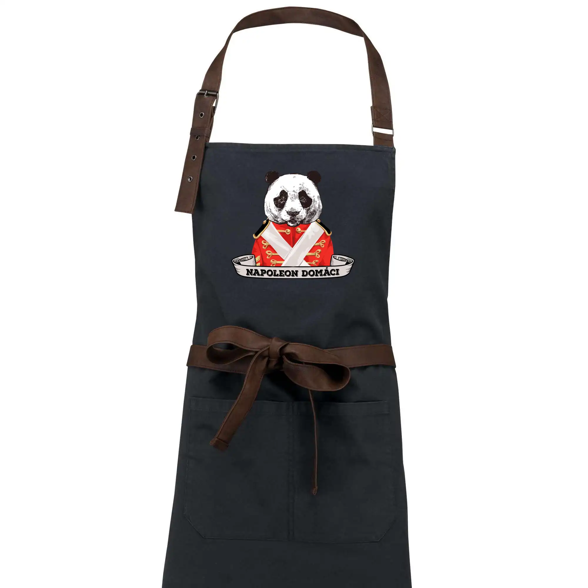 Tričká so zvieratami - Napoleon domáci panda - Zástera Vintage