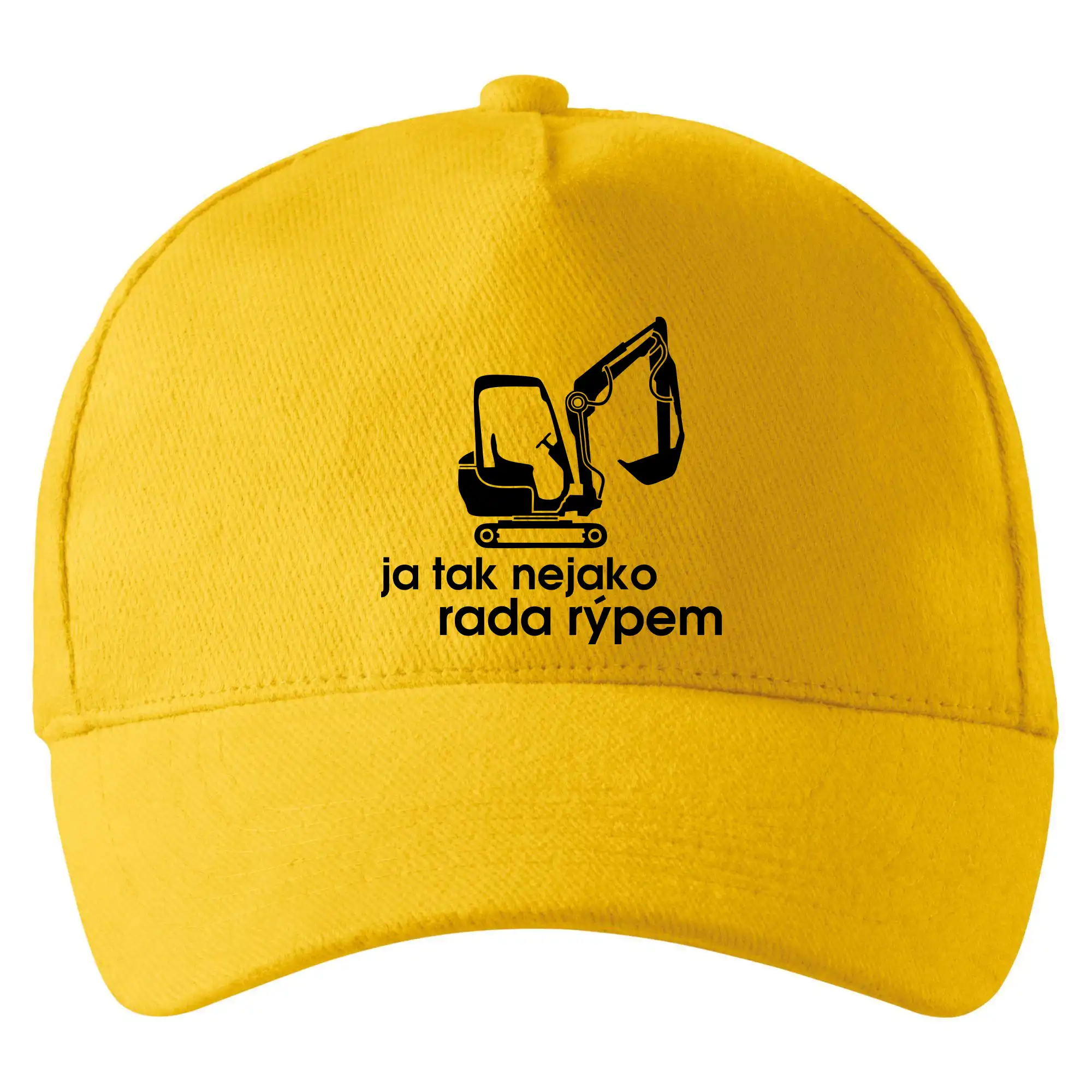 Ja tak nejako rád /ráda rýpem - Šiltovka so zahnutým šiltom a mosaznou sponou